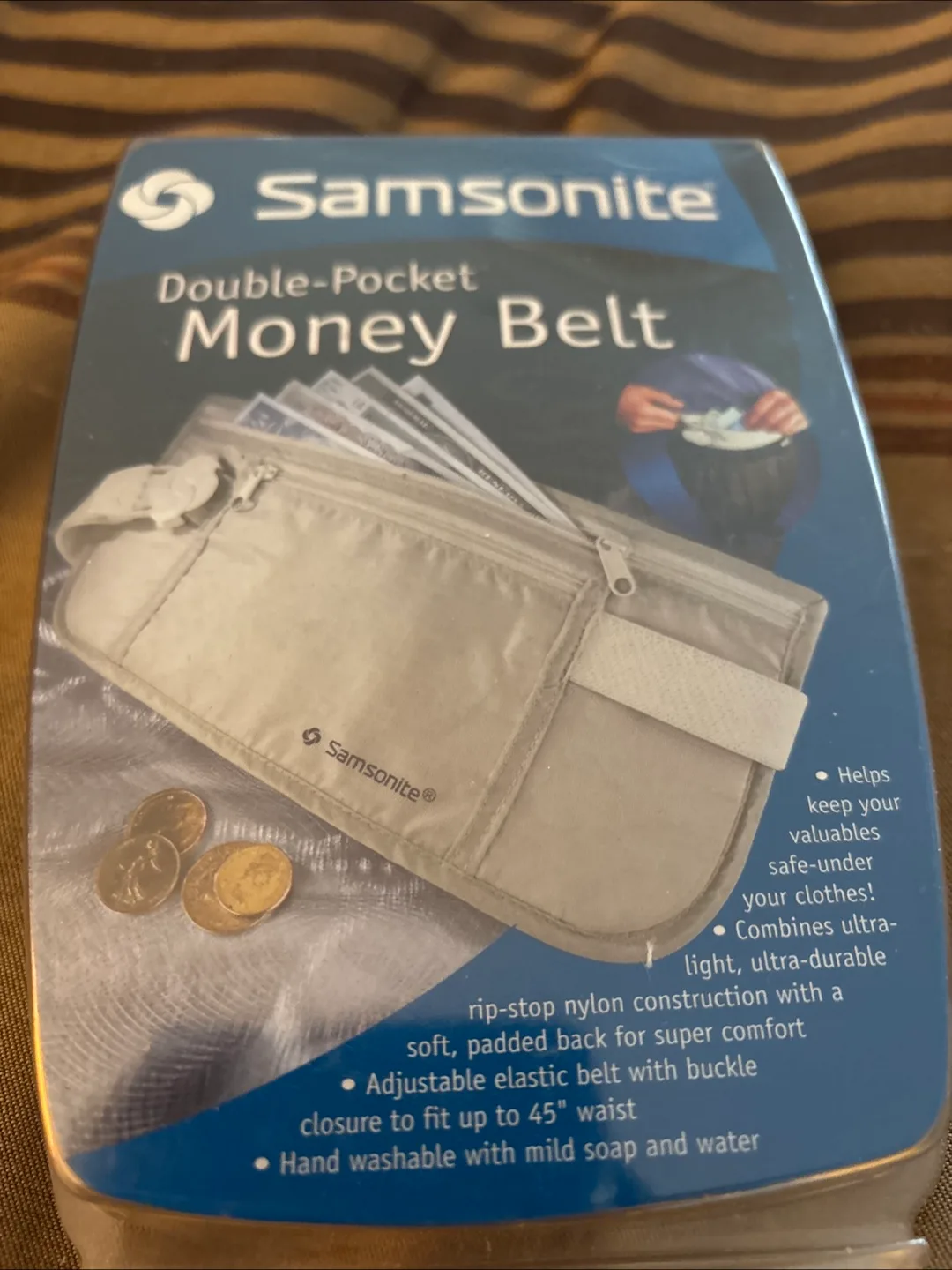New Samsonite Double-Pocket Money Belt image indicator(2)