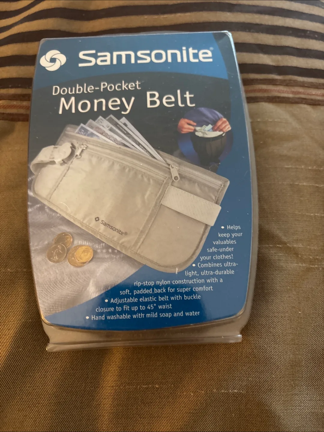 New Samsonite Double-Pocket Money Belt image indicator(4)