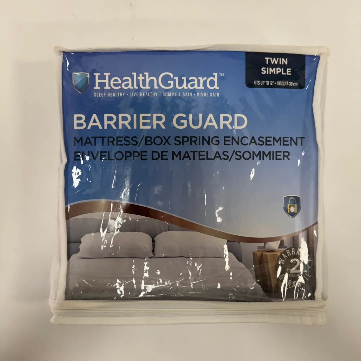 HealthGuard Barrier Guard Mattress Encasement - Twin thumbnail