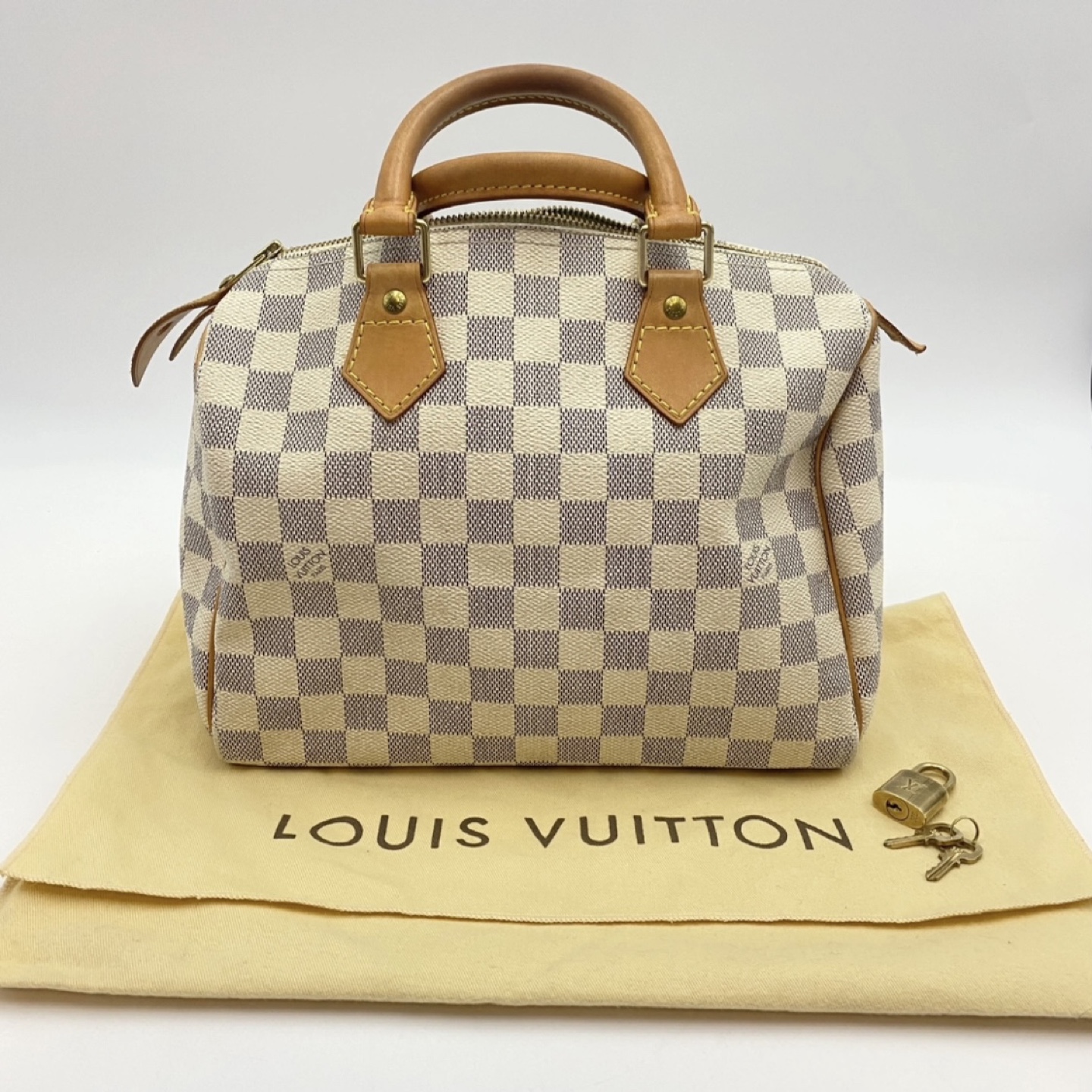 Louis Vuitton Speedy 25 Damier Azur Bag