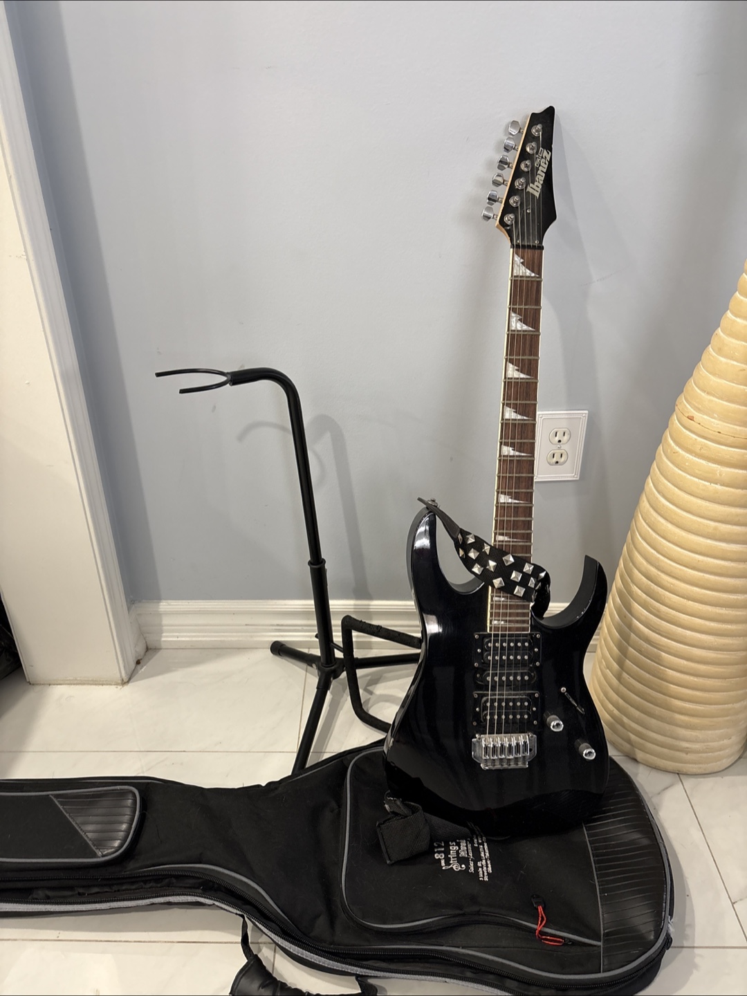 MOVING SALE - Ibanez Electric Guitar with Stand & Case