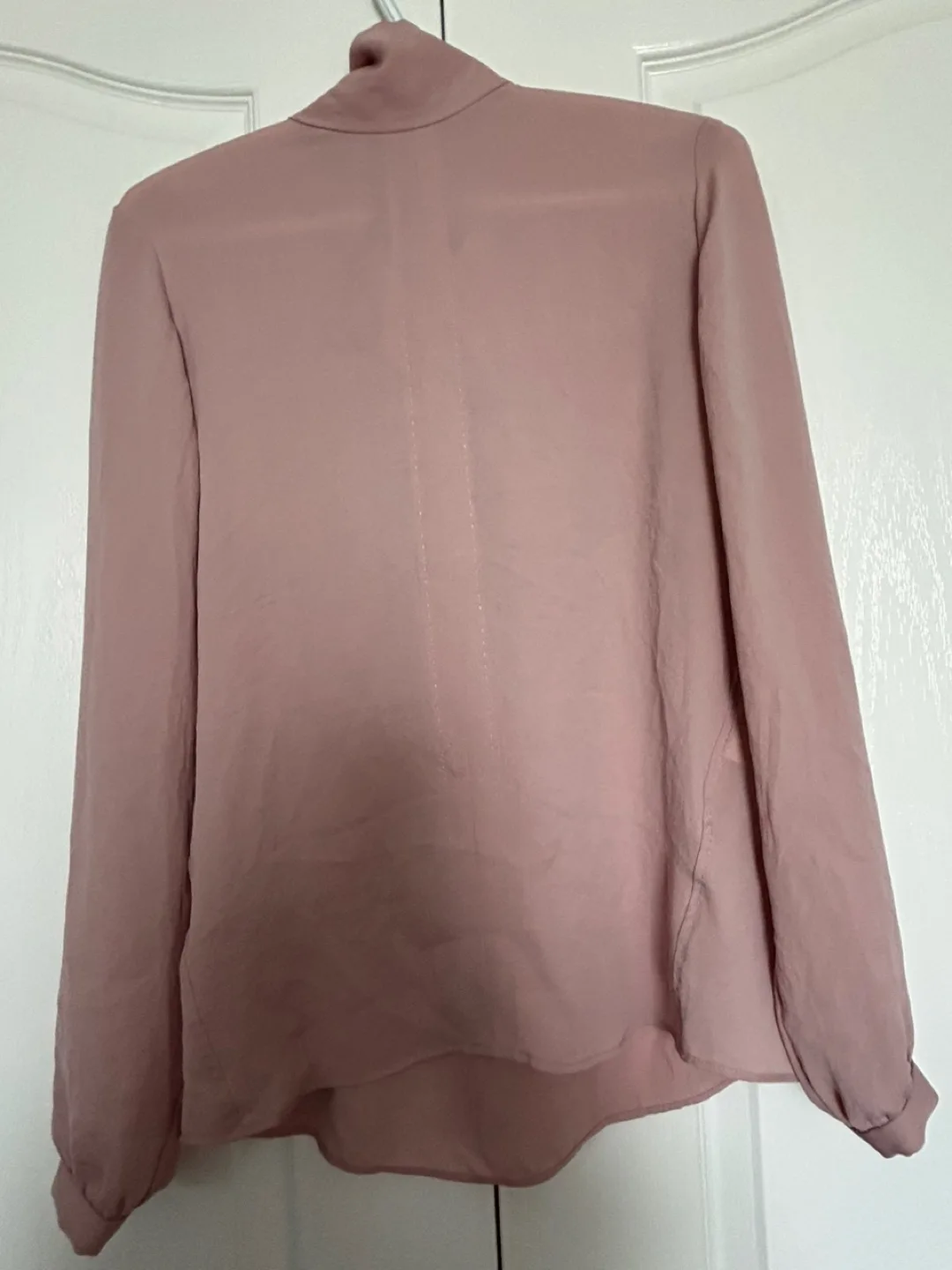 Mauve Tie-Neck Blouse image indicator(2)