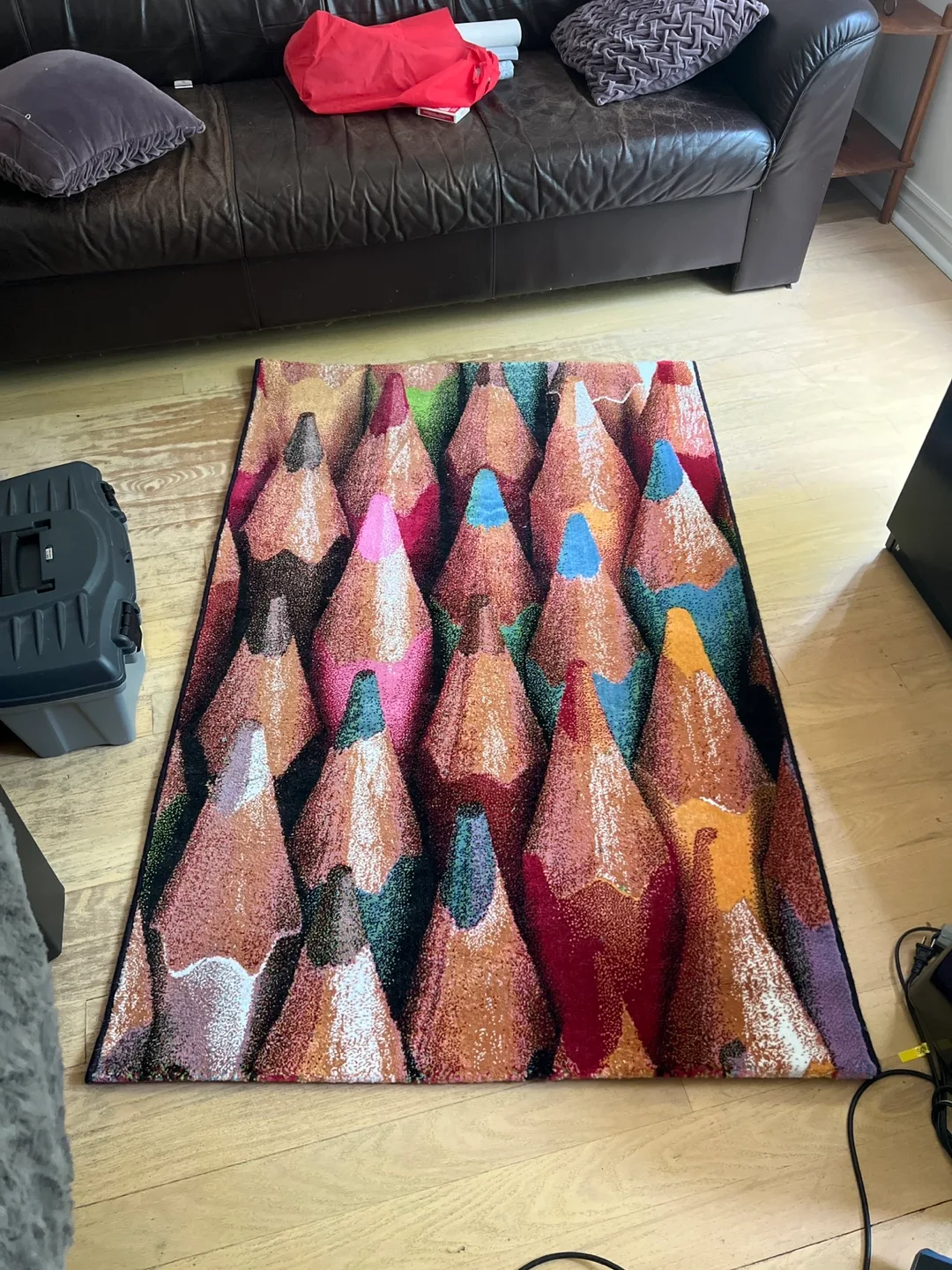 Pencil Design Area Rug thumbnail