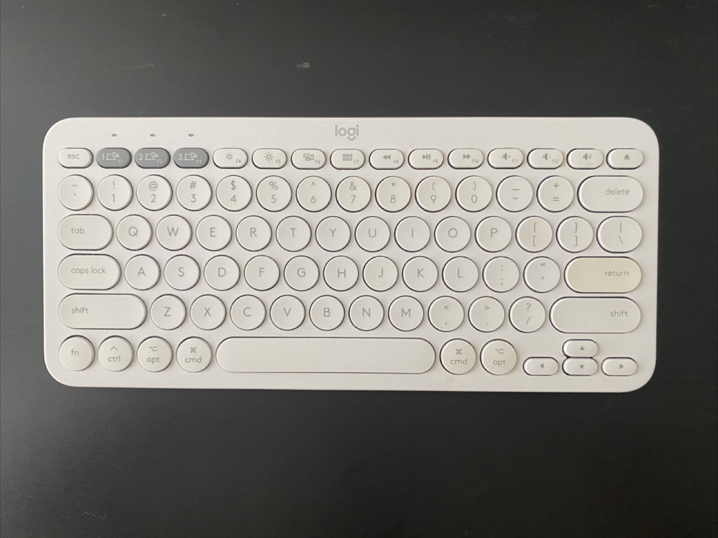 Logitech K380 Multi-Device Bluetooth Keyboard - White