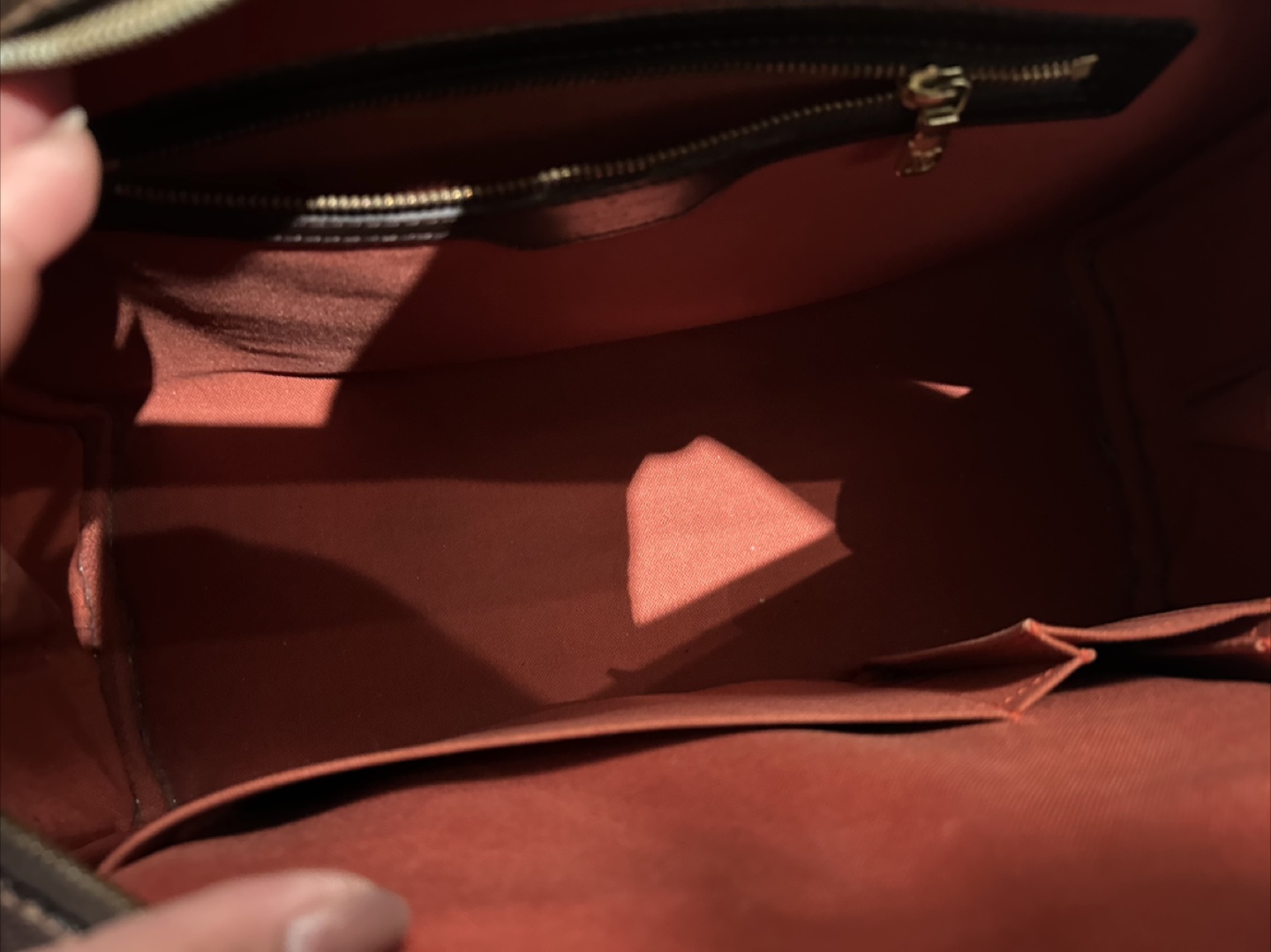 Louis Vuitton Brown Damier Ebene Nolita Handbag - photo 3