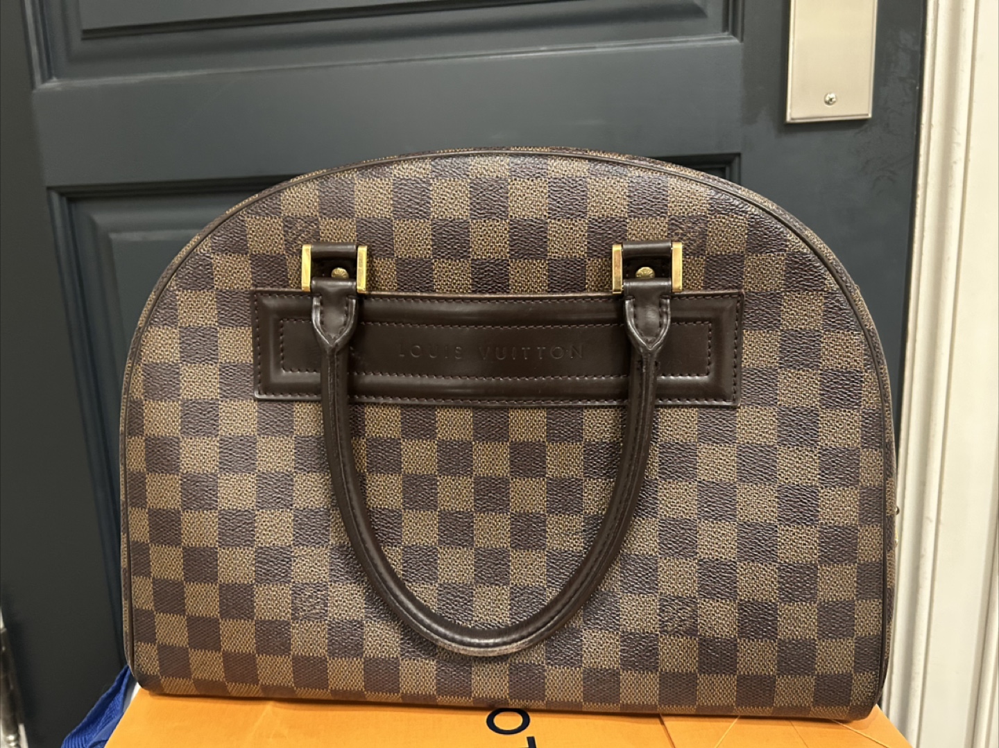 Louis Vuitton Brown Damier Ebene Nolita Handbag