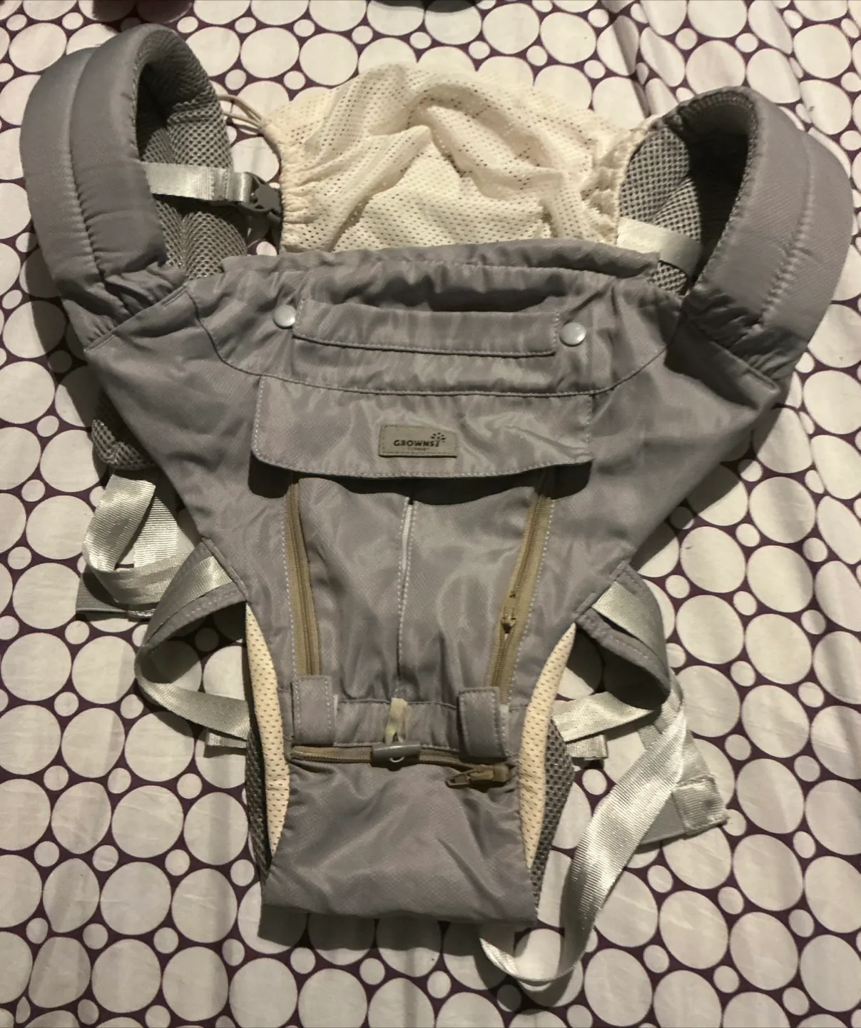 Grownsy Baby Carrier - Gray thumbnail