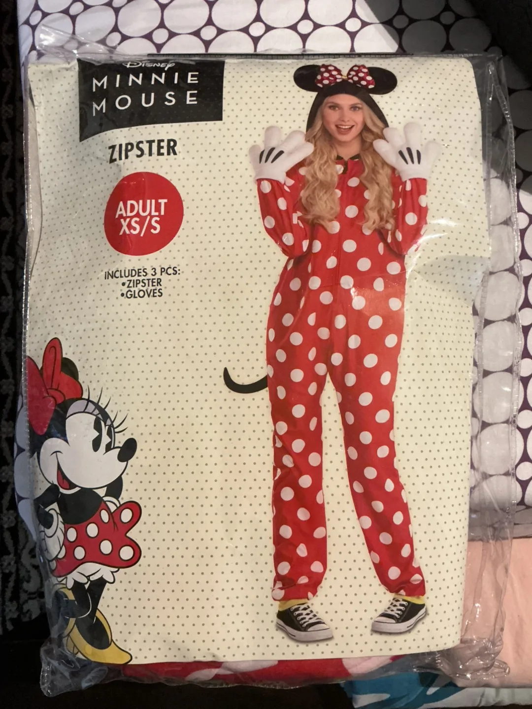 Disney Minnie Mouse Zipster Adult XS/S Costume thumbnail