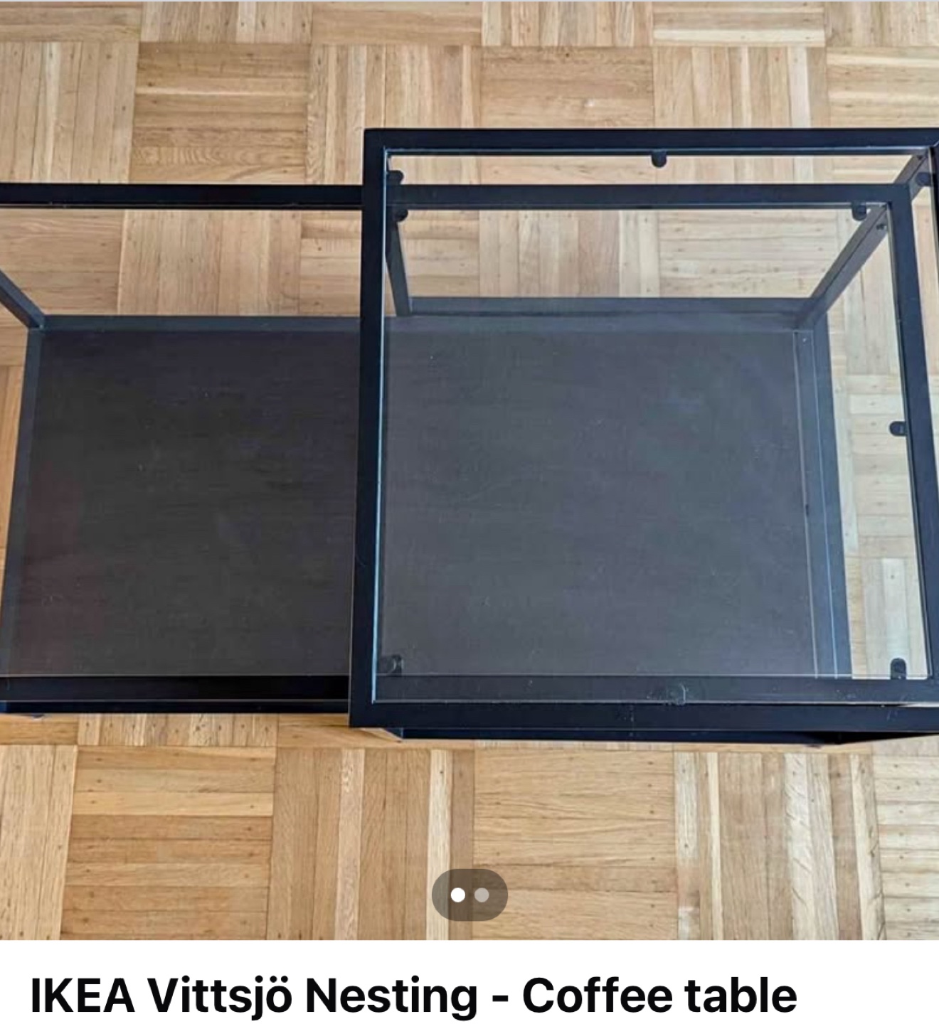 IKEA Vittsjö Nesting Coffee Table