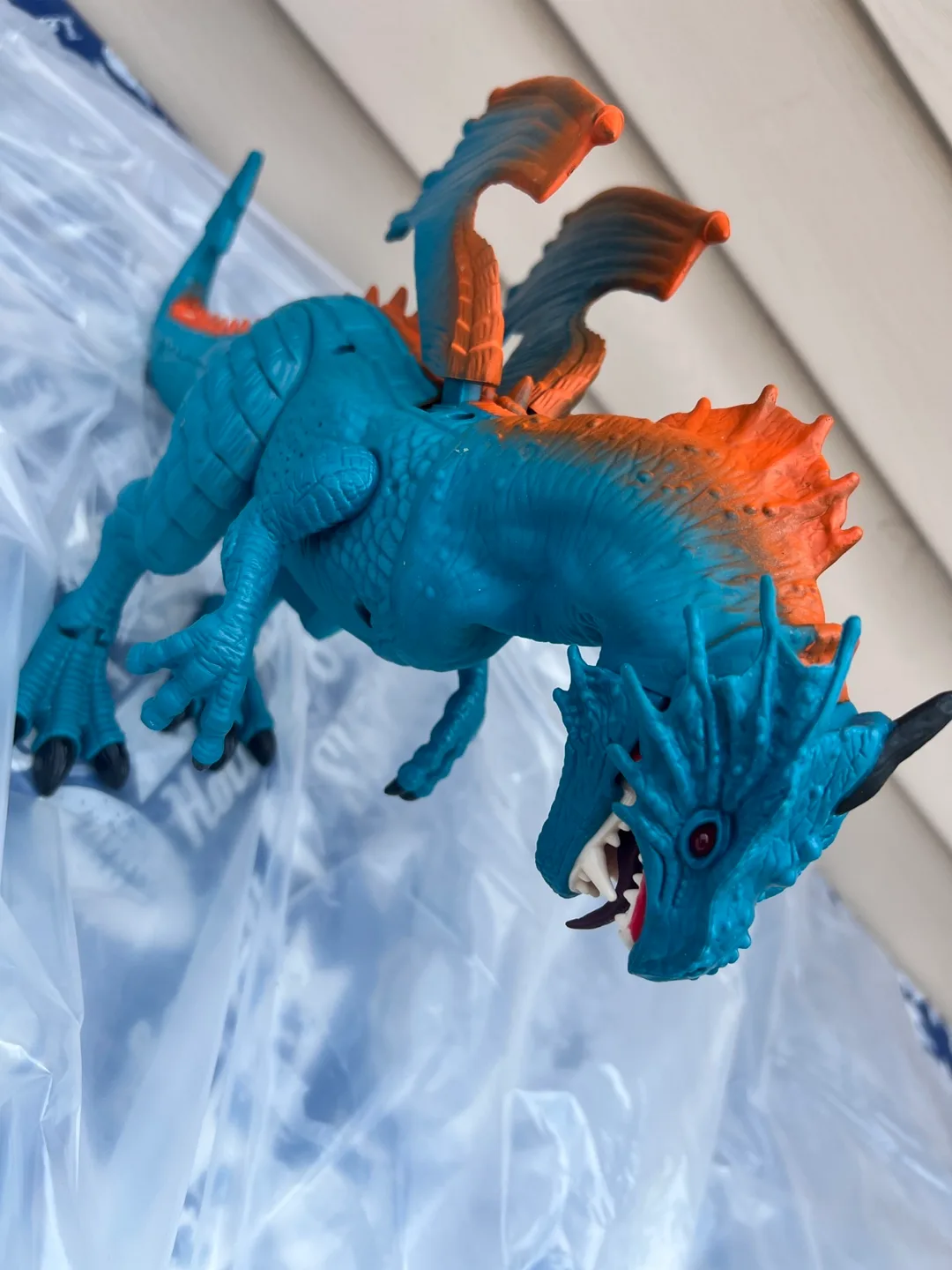 Blue & Orange Dragon Toy Figure image indicator(4)
