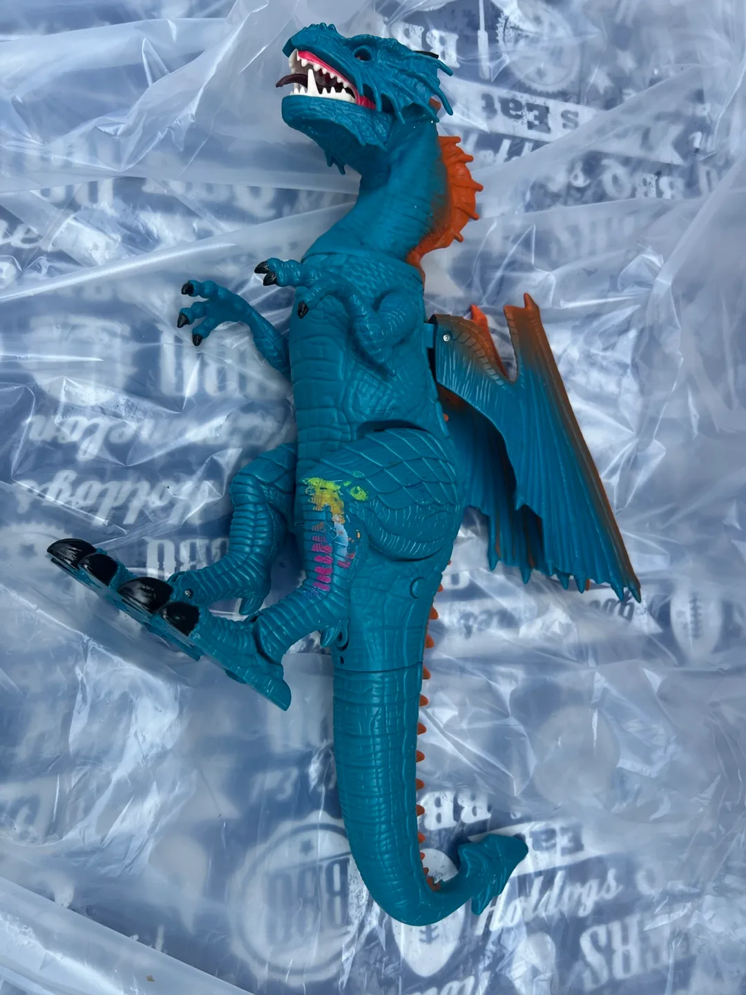 Blue & Orange Dragon Toy Figure image indicator(2)