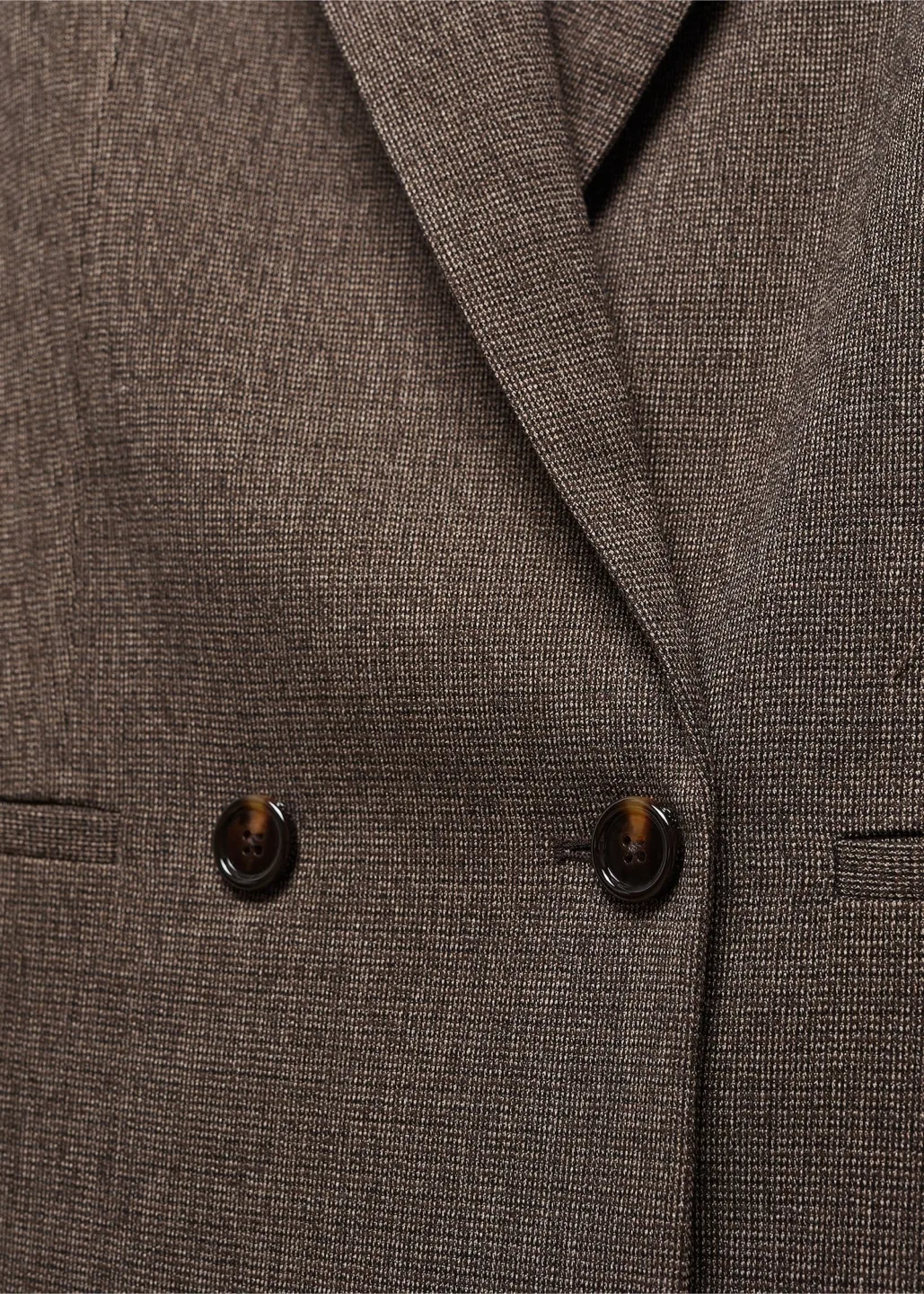 Mango Brown Check Blazer | New without Tags | Sz M image indicator(4)