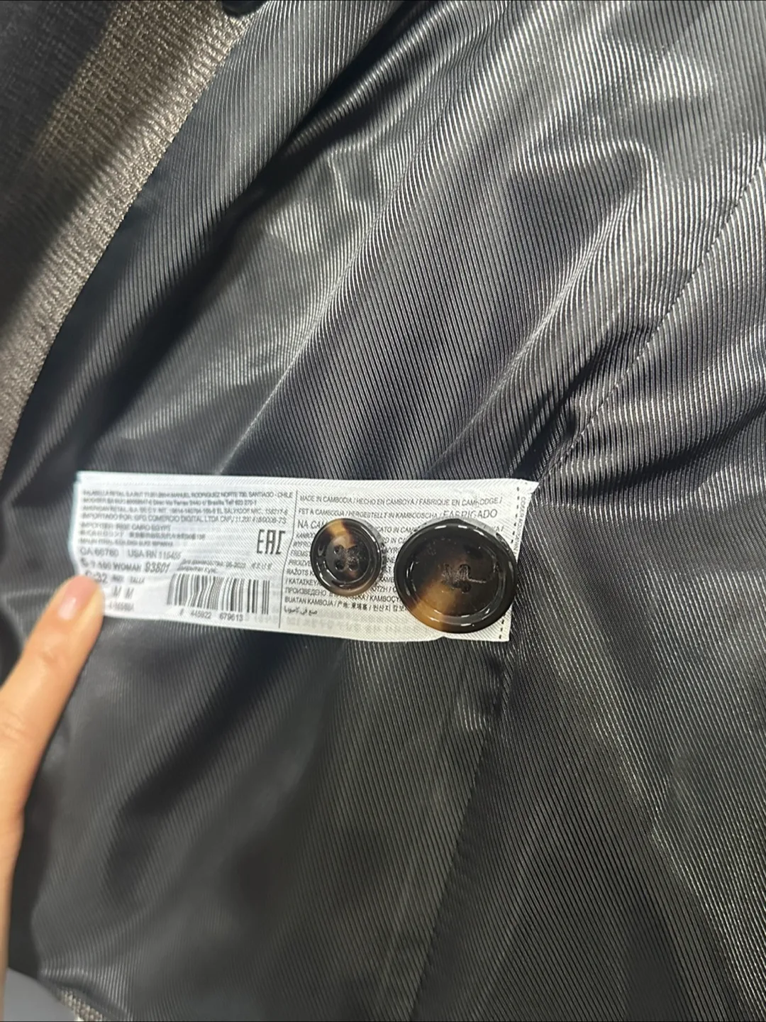 Mango Brown Check Blazer | New without Tags | Sz M image indicator(8)