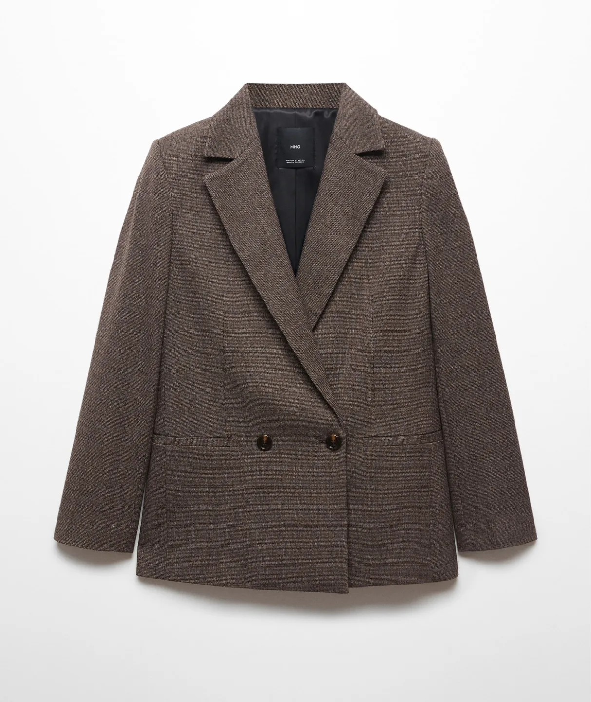 Mango Brown Check Blazer | New without Tags | Sz M image indicator(5)