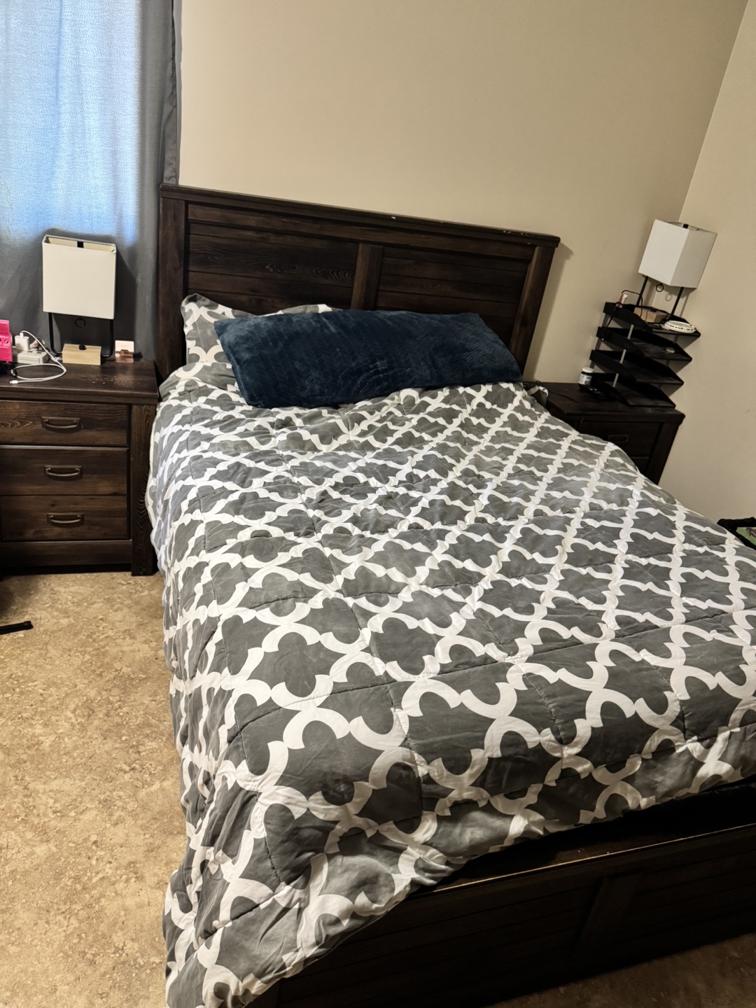 Bedroom Set - Bed Frame, Dresser, Nightstands - photo 5
