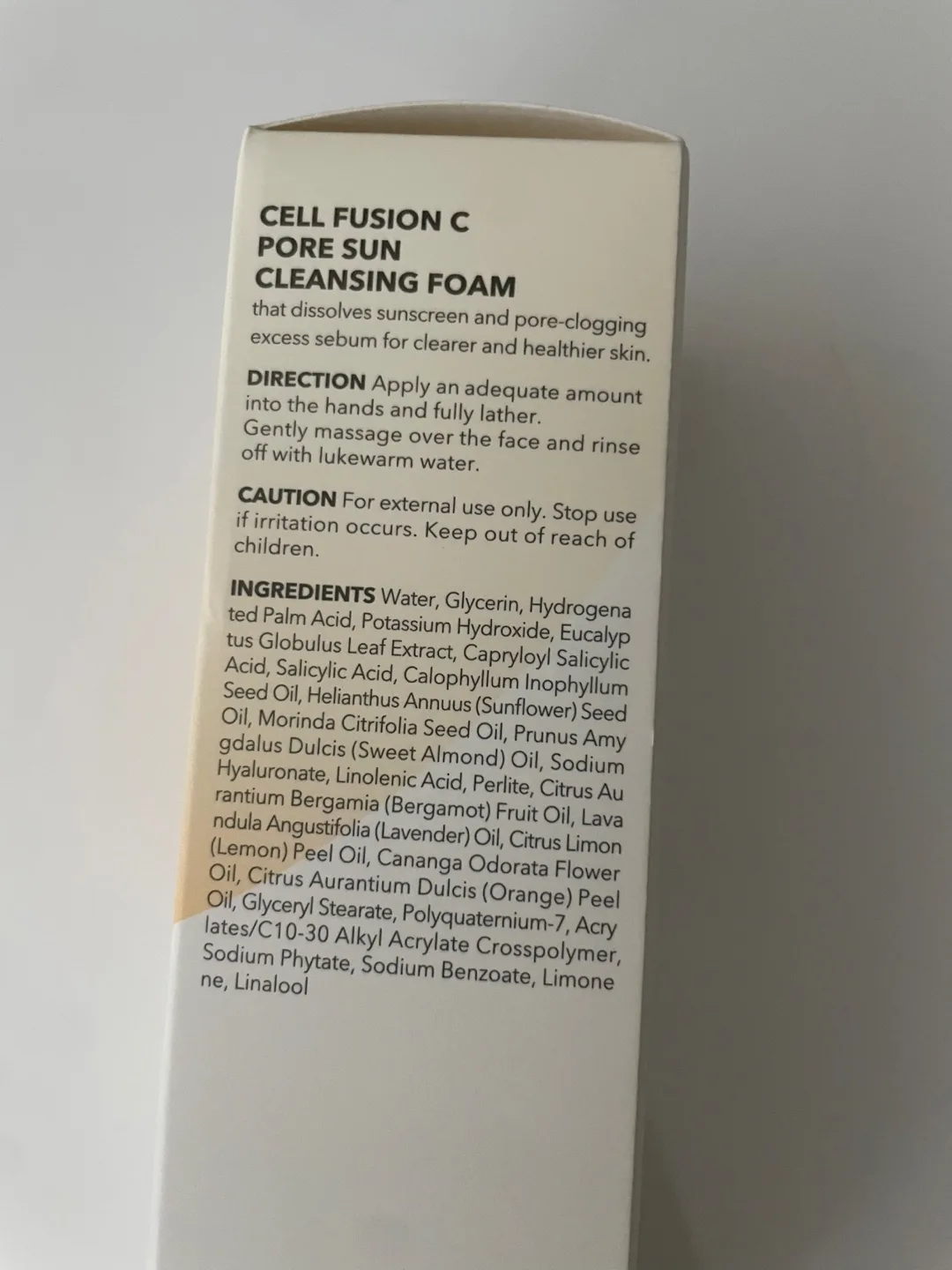 Korean Skincare - Cell Fusion C Pore Sun Cleansing Foam image indicator(2)