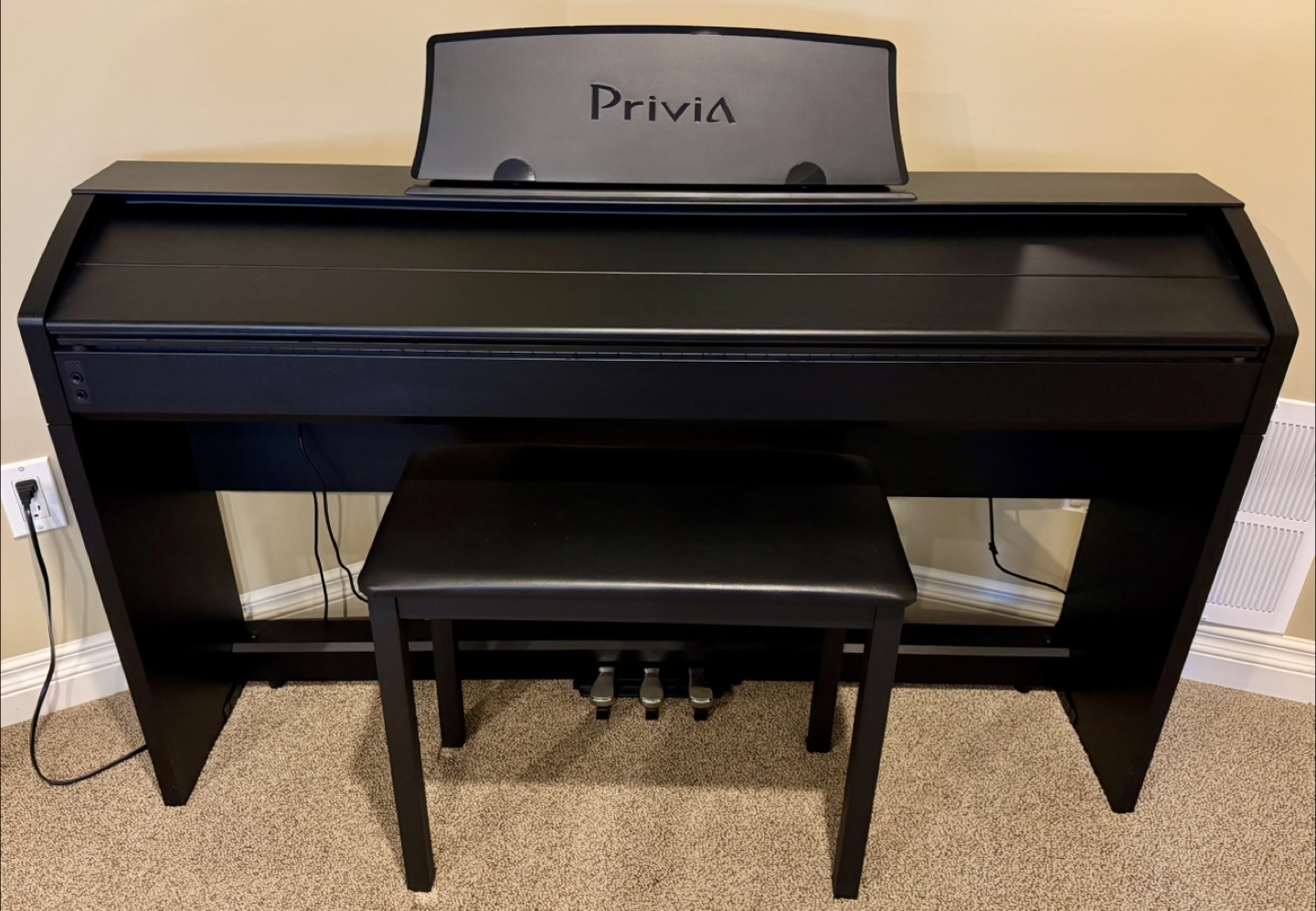 Casio Privia PX-760BK Digital Piano with Bench - photo 2