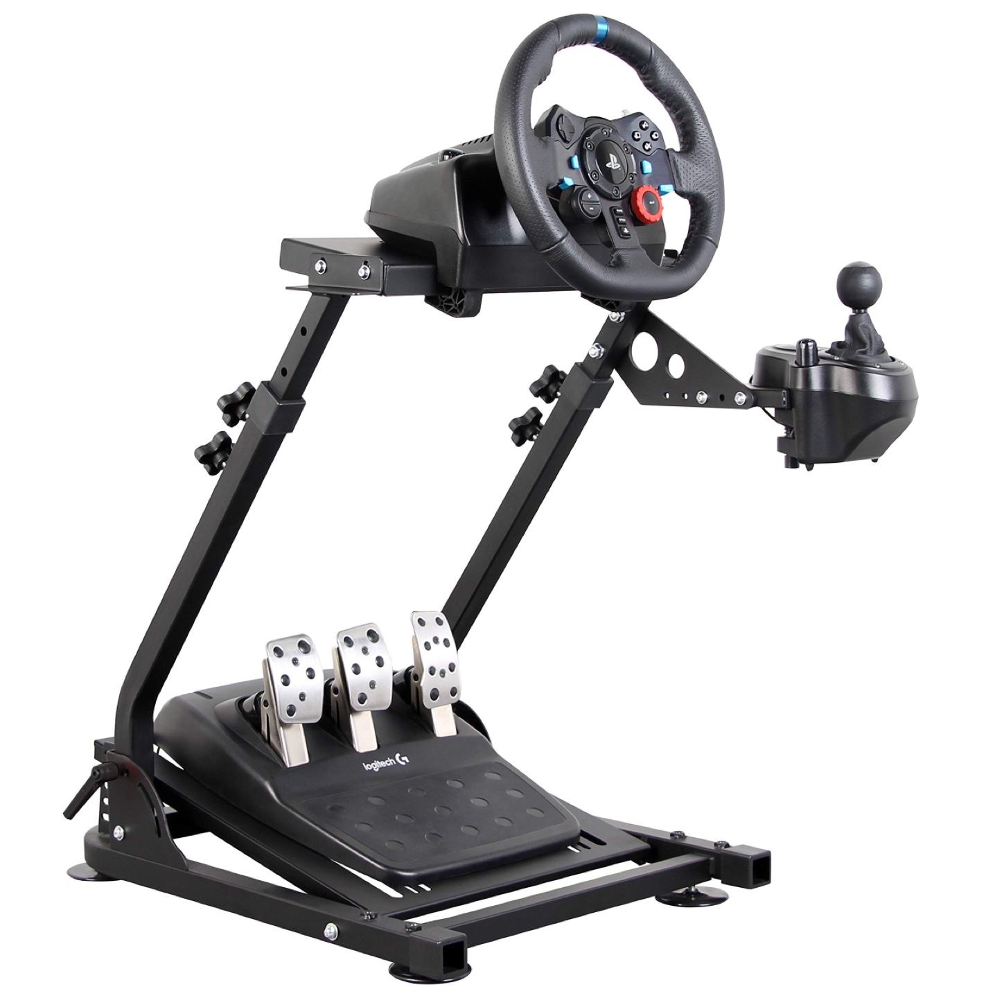 Racing Steering Wheel Height and Tilt Adjustable