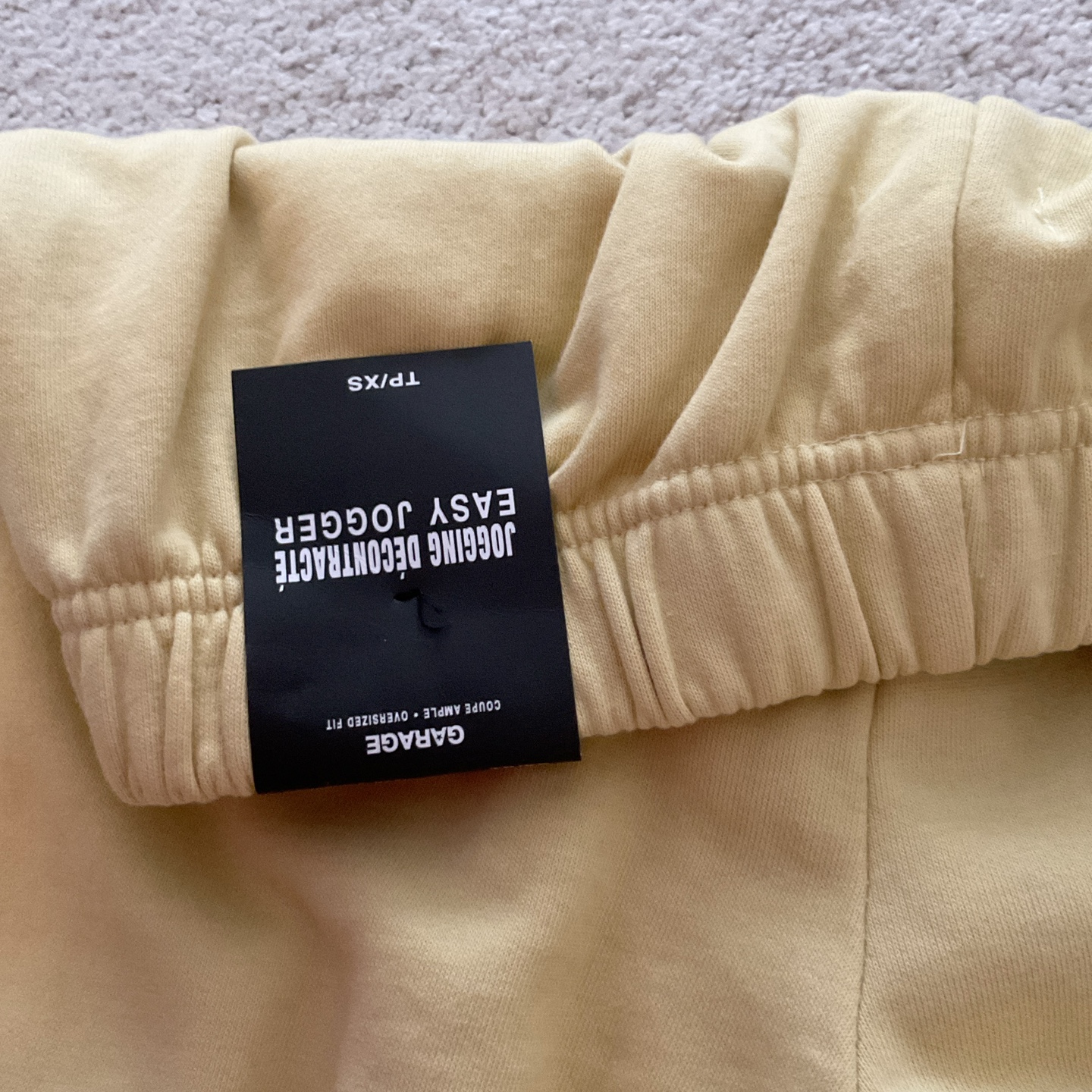 Garage Easy Jogger TP/XS - Light Yellow - photo 3