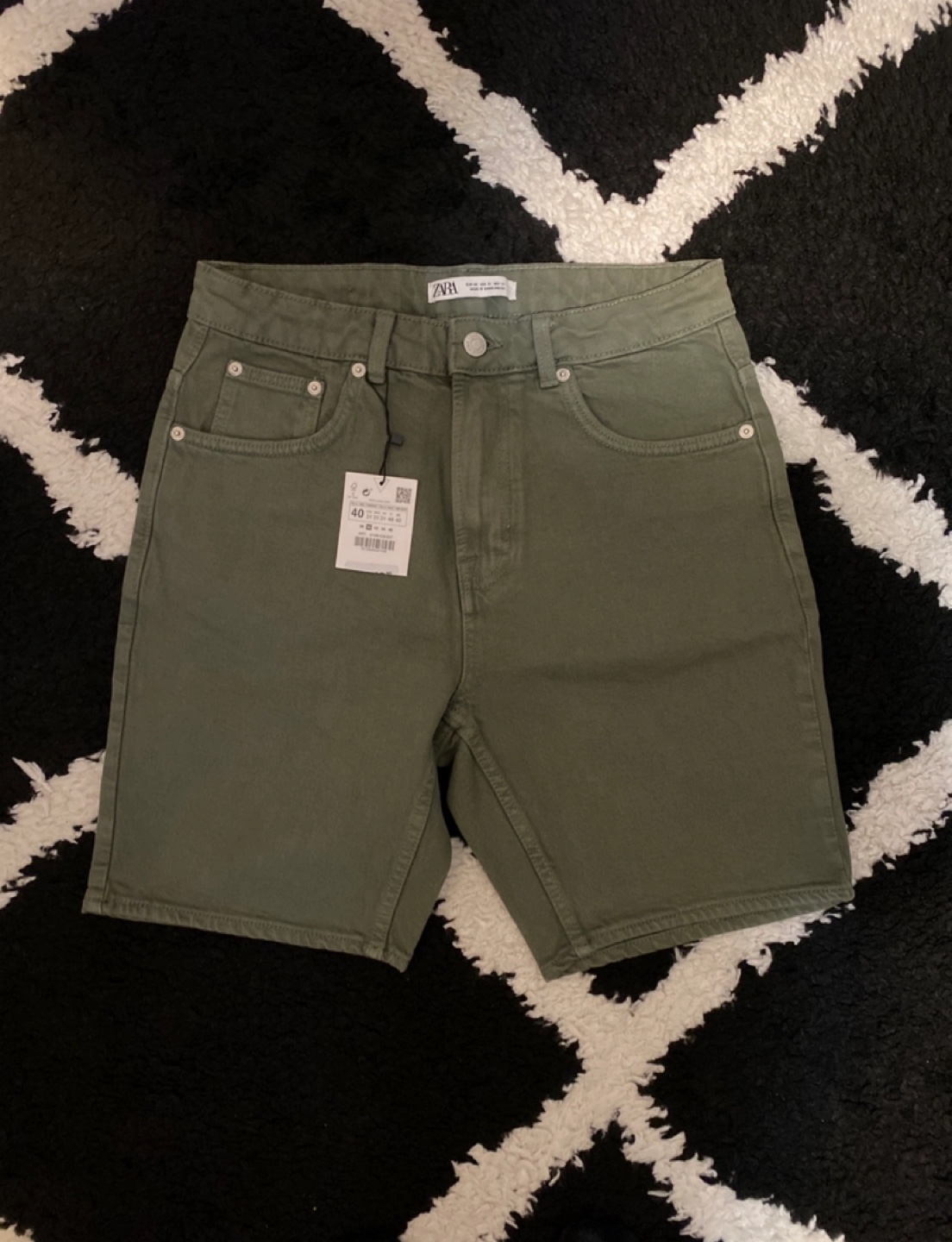 Zara 1985 Regular Denim Shorts