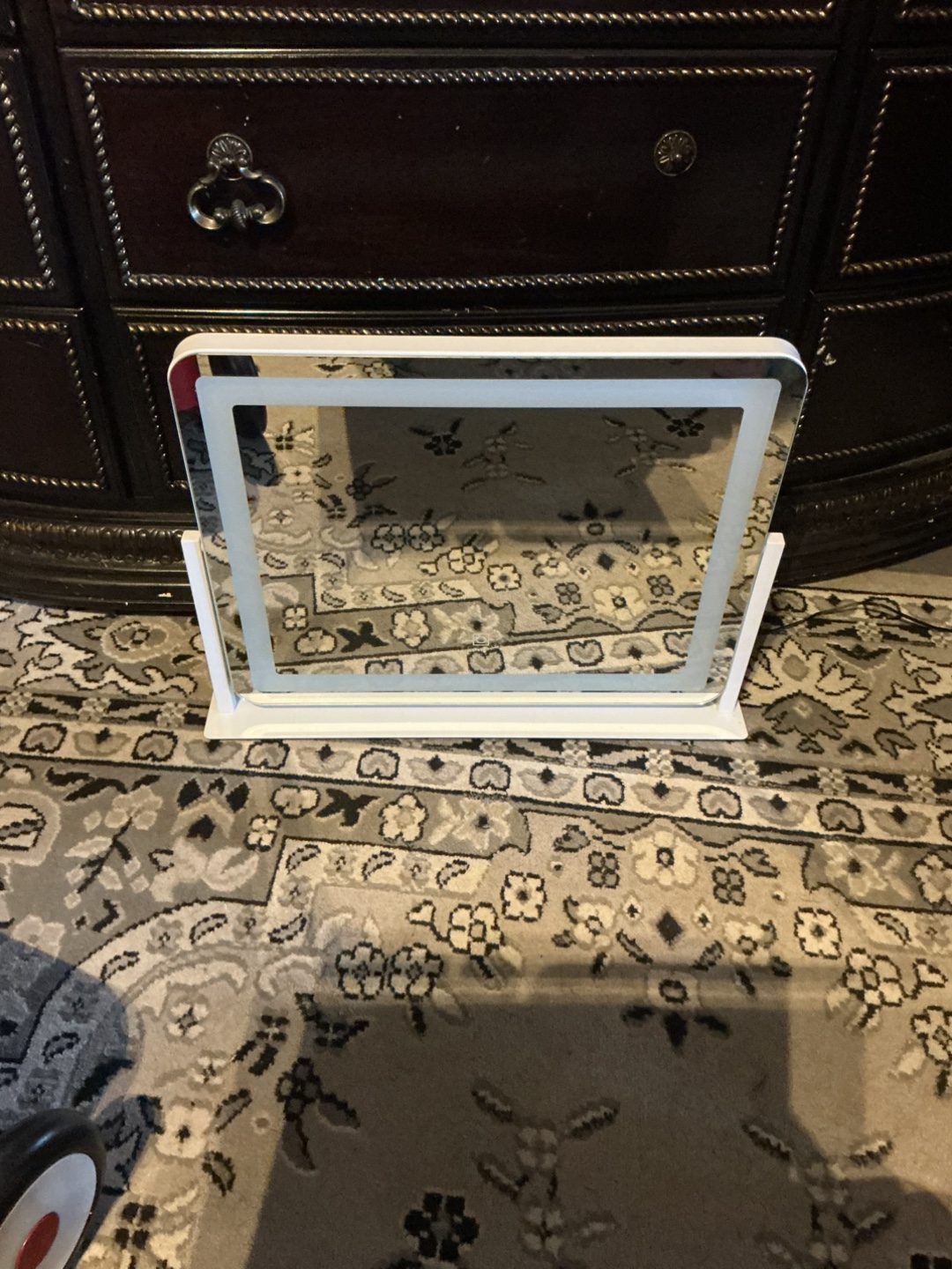White Vanity Mirror