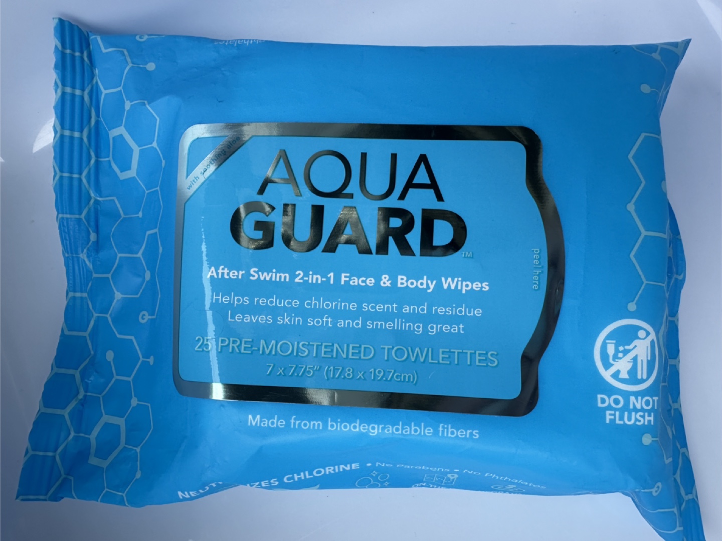 AQUA GUARD After-Swim Face & Body Wipes