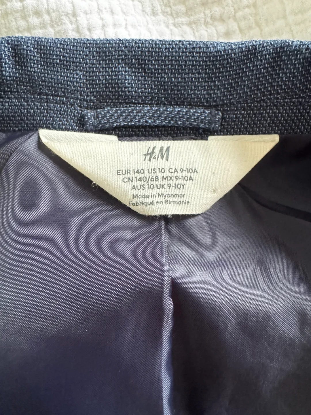 H&M Kids Blazer - Size 10 - Blue image indicator(2)