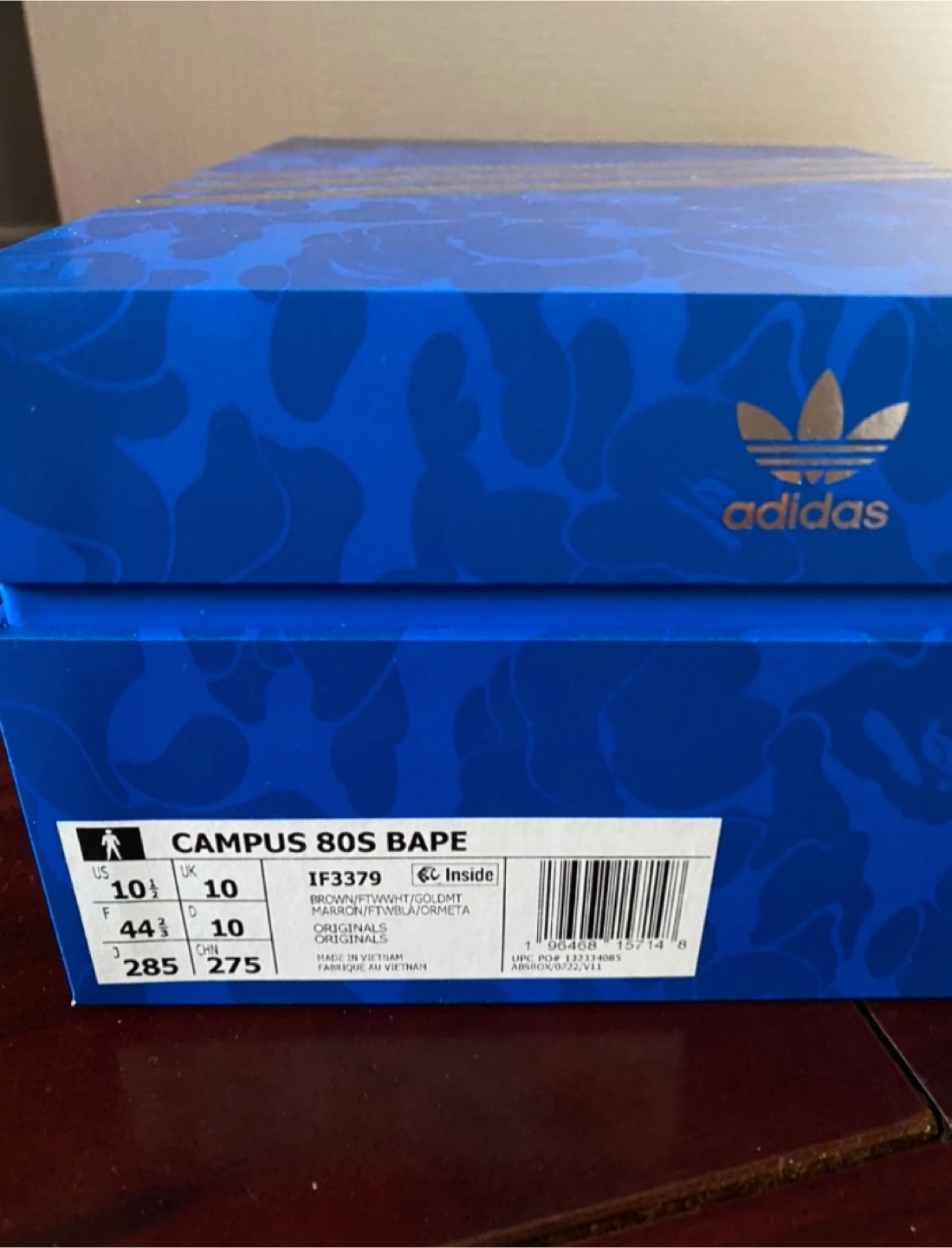 Adidas Campus 80s BAPE Brown - photo 4