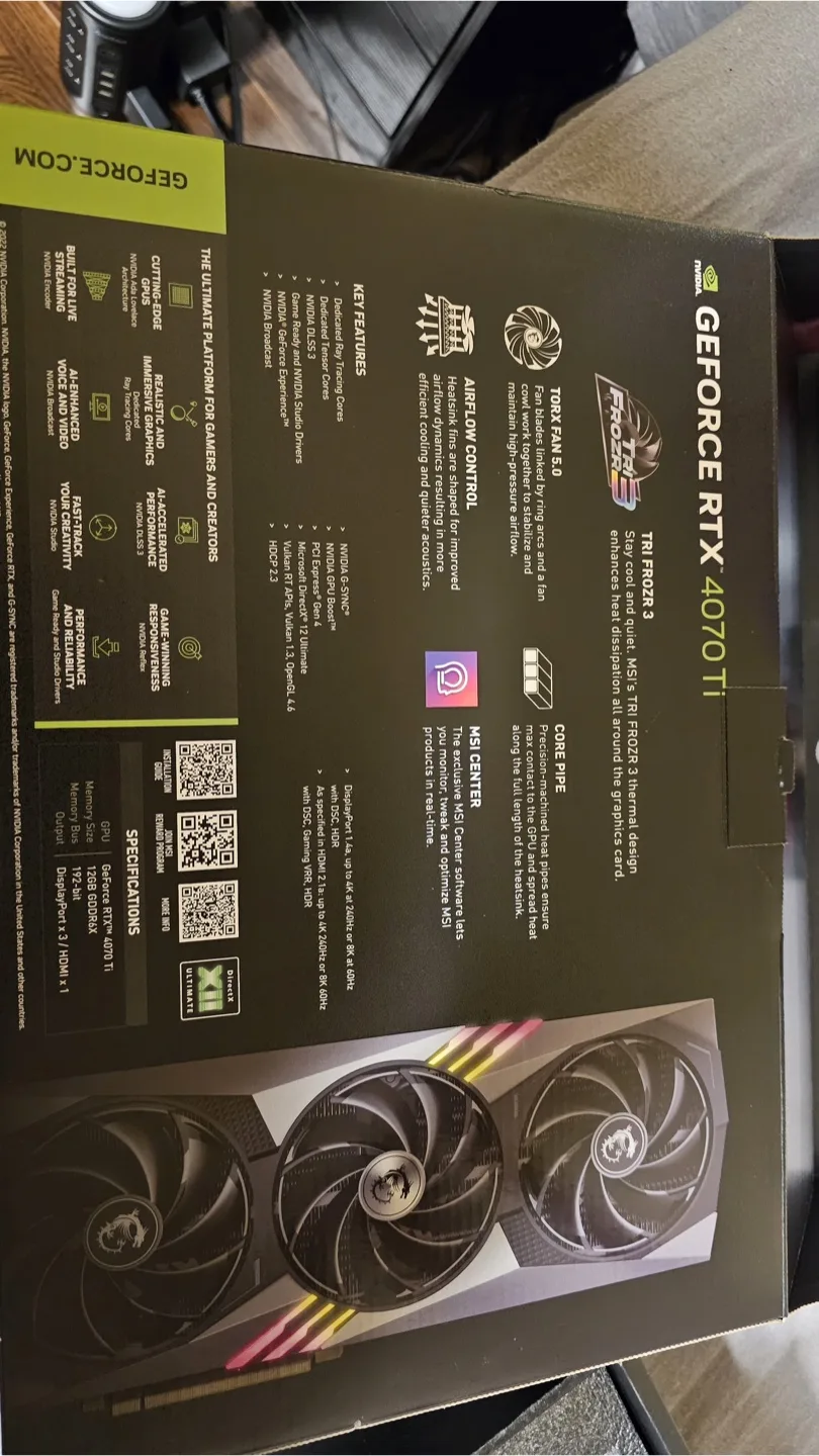MSI GeForce RTX 4070 Ti Graphics Card image indicator(4)