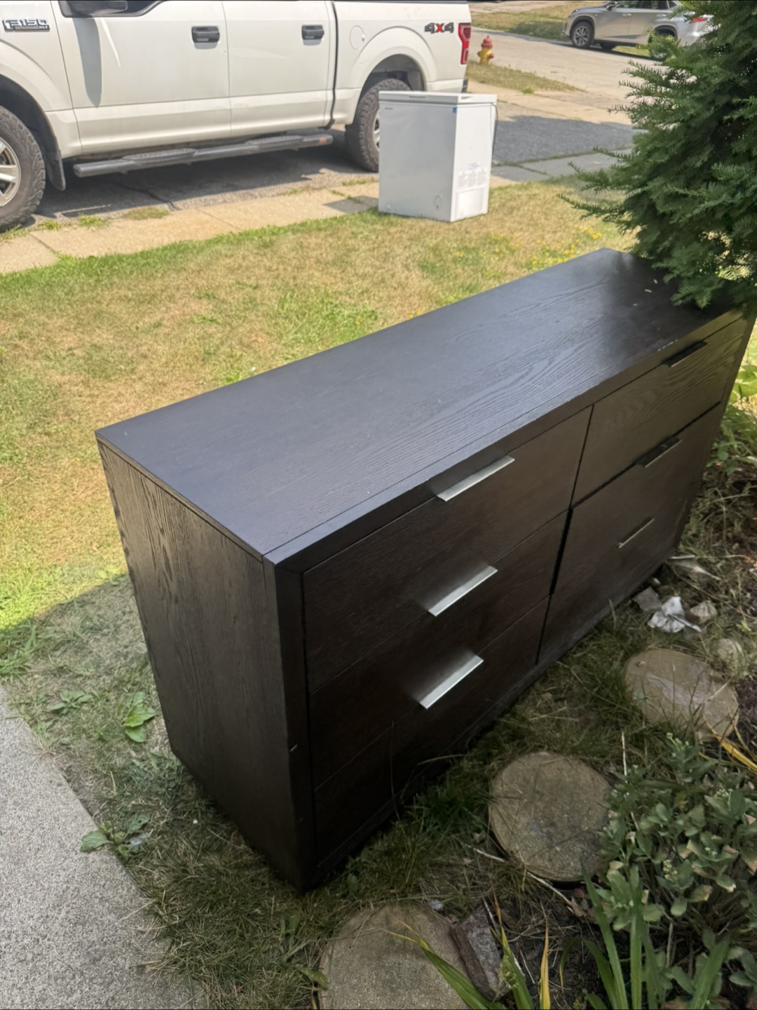 Dark Brown 6-Drawer Dresser - photo 4