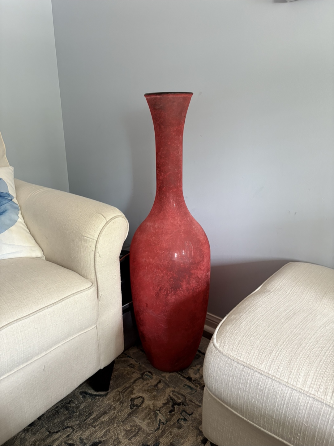 Red Vase