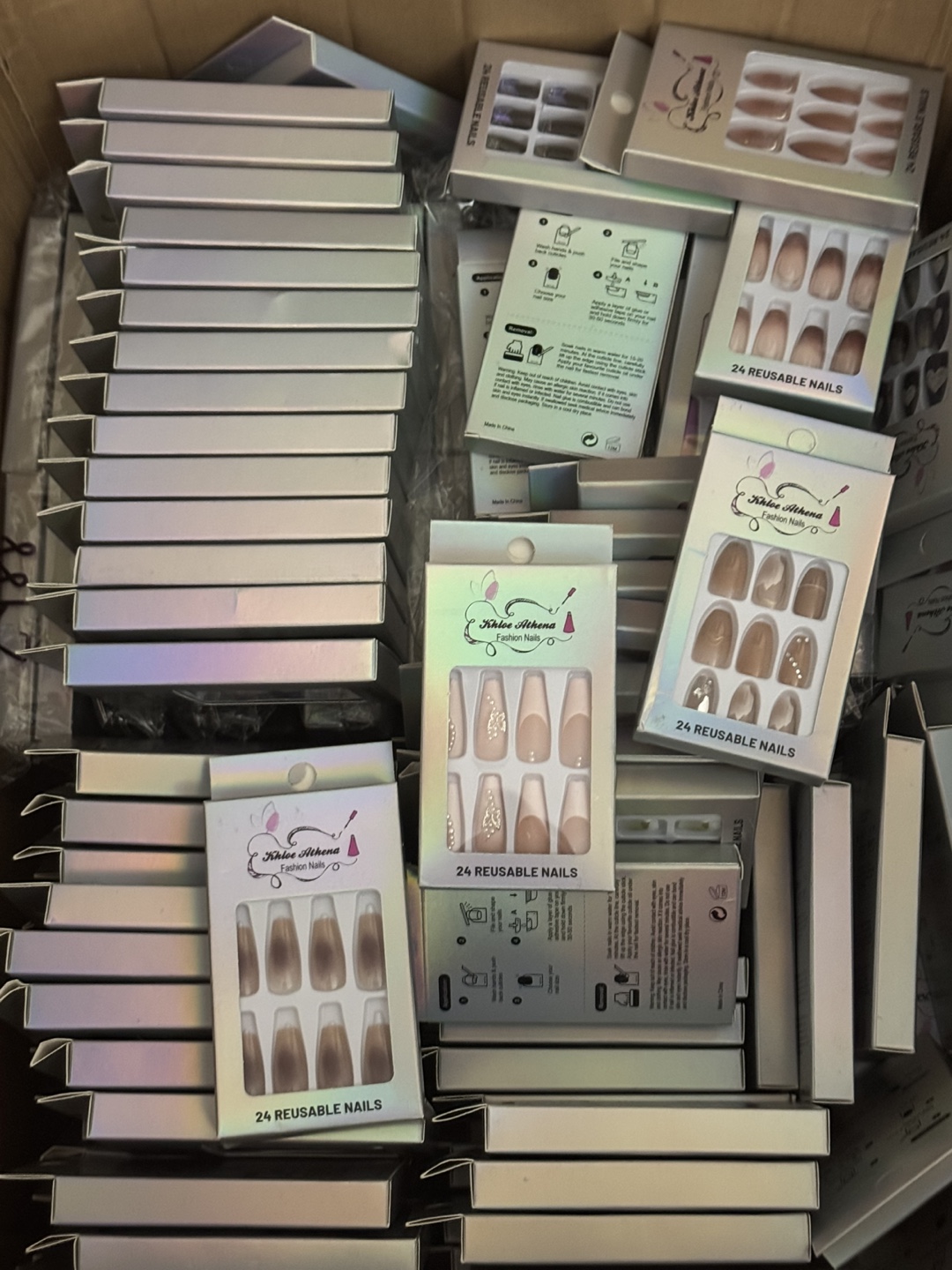 Fake Nails - 24 Reusable Nails