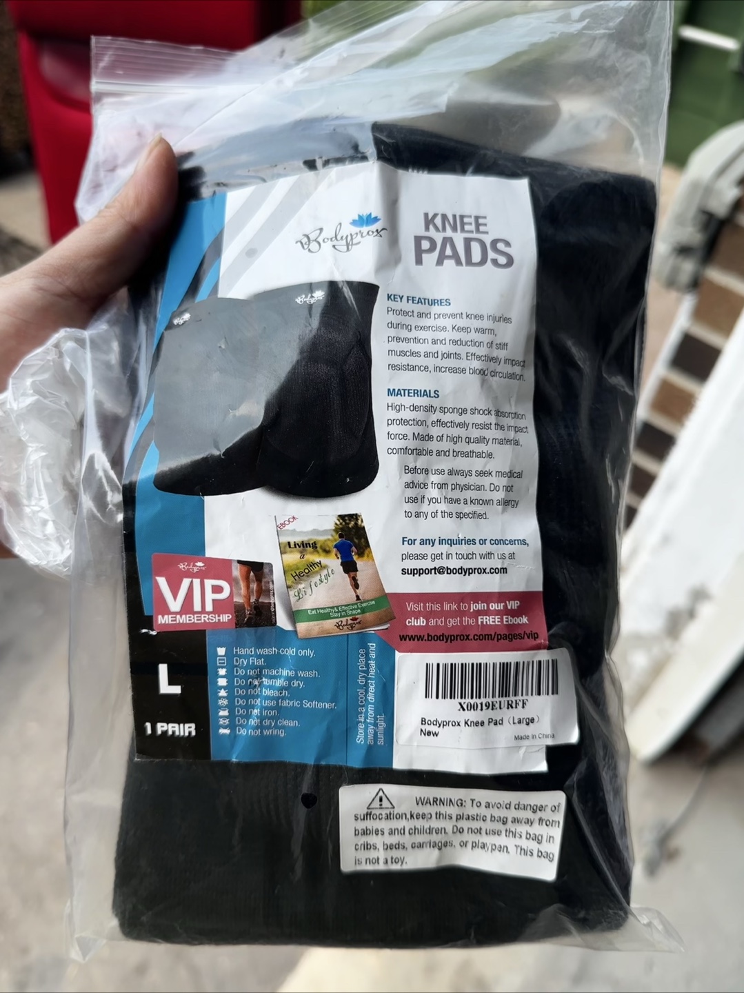 Bodyprox Knee Pads - Large - New in Package
