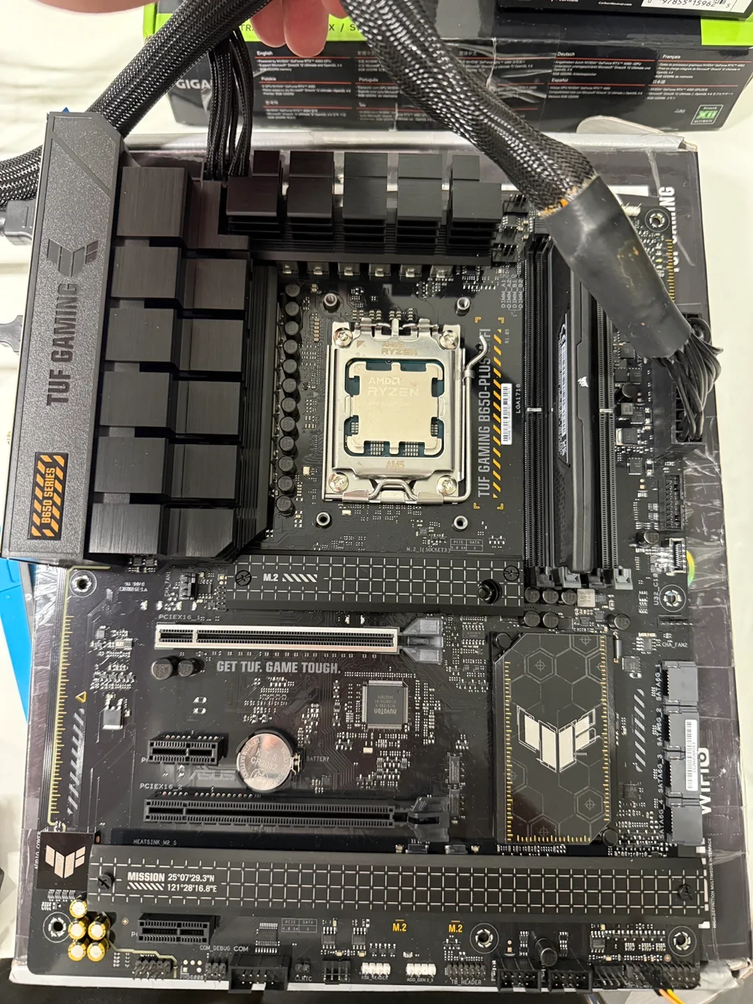 Ryzen 5 7600 & B650 TUF Wifi - cpu/mobo combo - NO RAM thumbnail