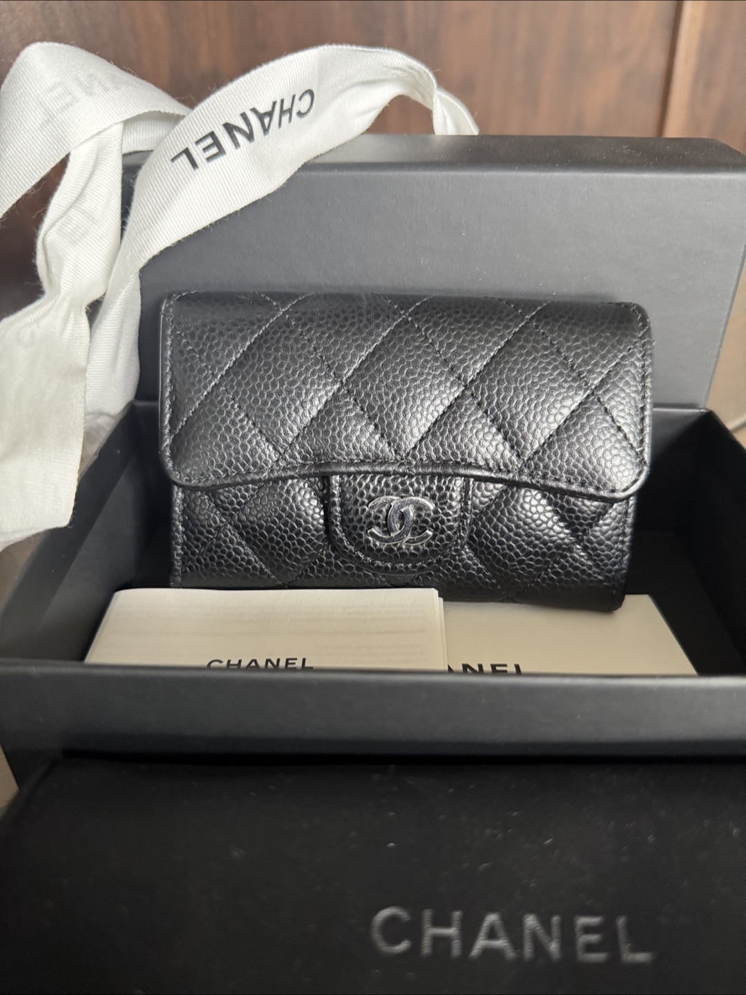Chanel Flap Card Holder