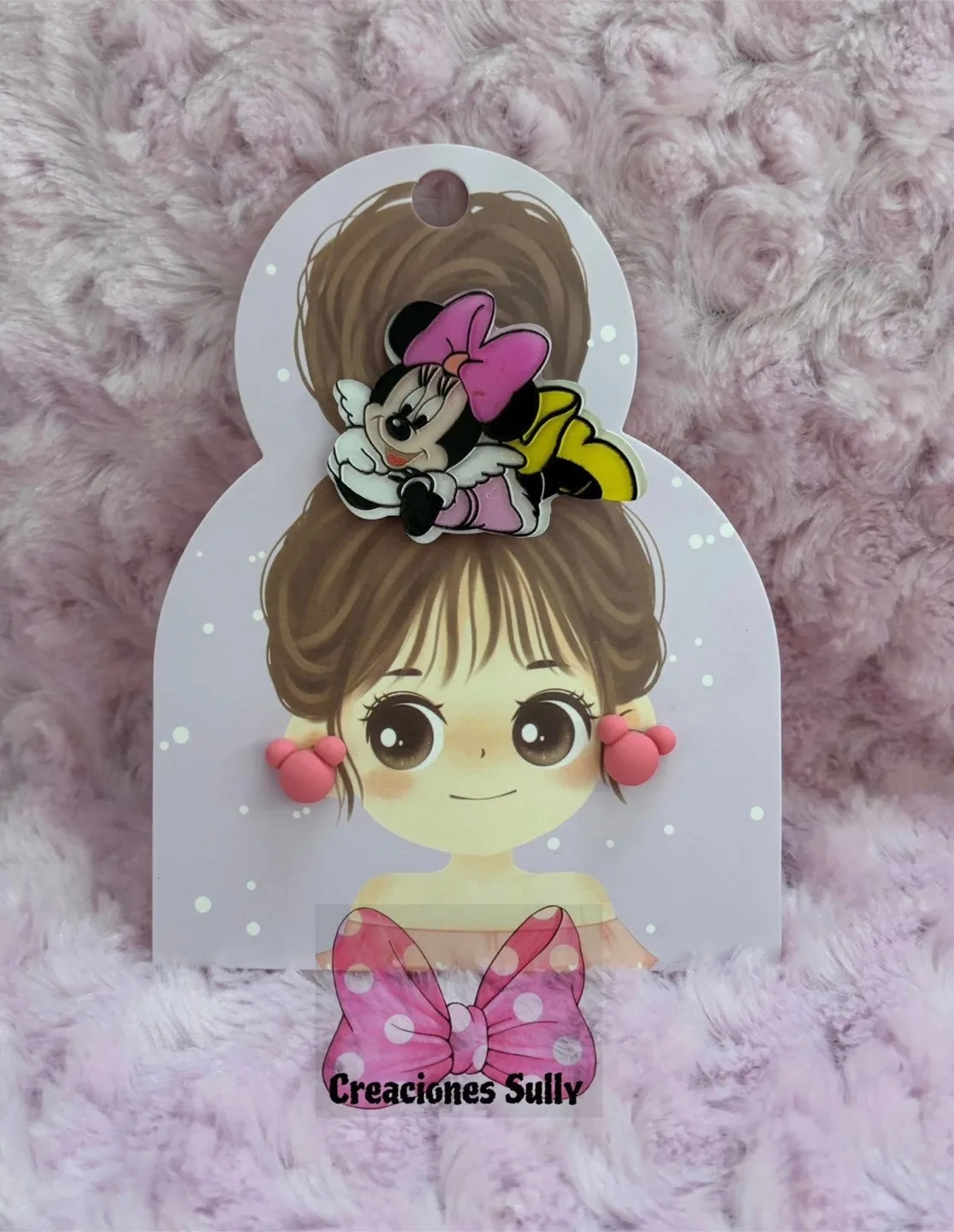 Disney Minnie Mouse Clips and Earrings thumbnail