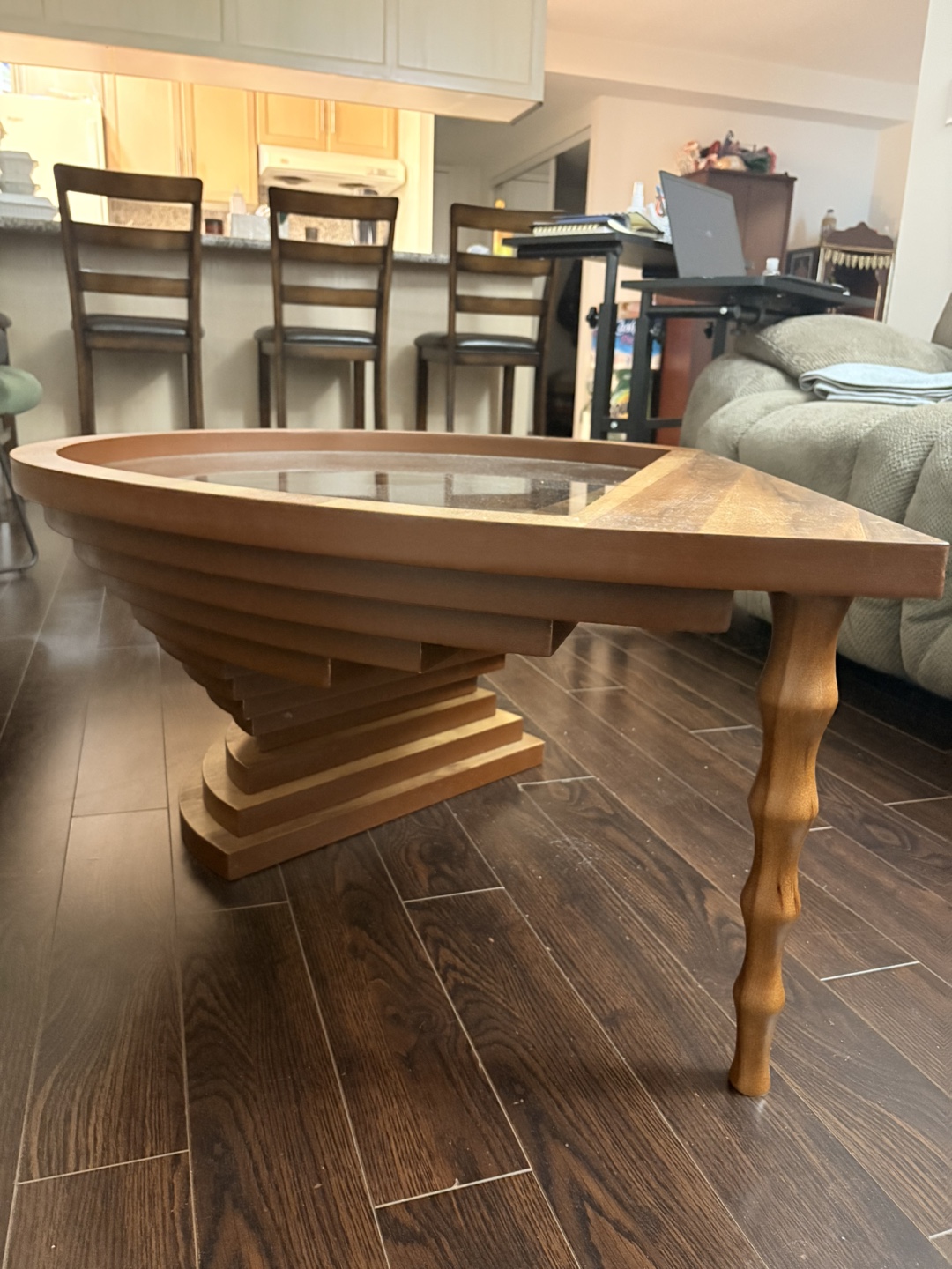 Unique Wooden Coffee Table - photo 3