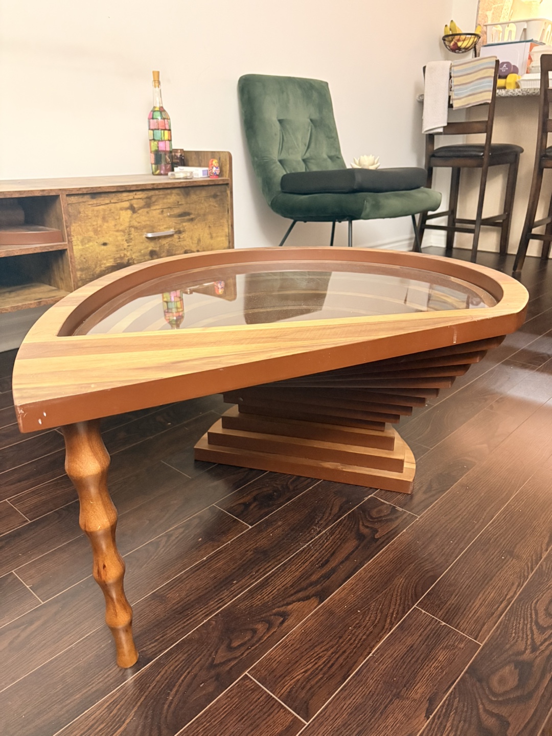Unique Wooden Coffee Table - photo 2
