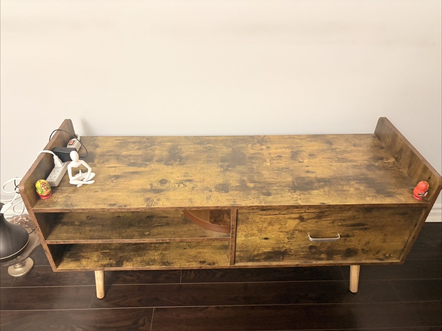 Rustic Brown TV Stand - photo 2