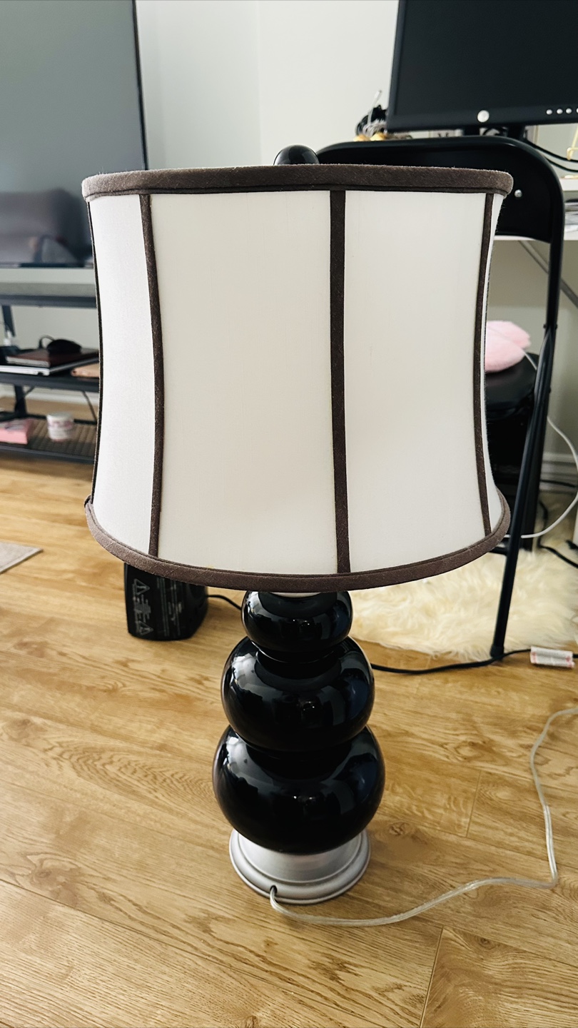 Black Ceramic Table Lamp