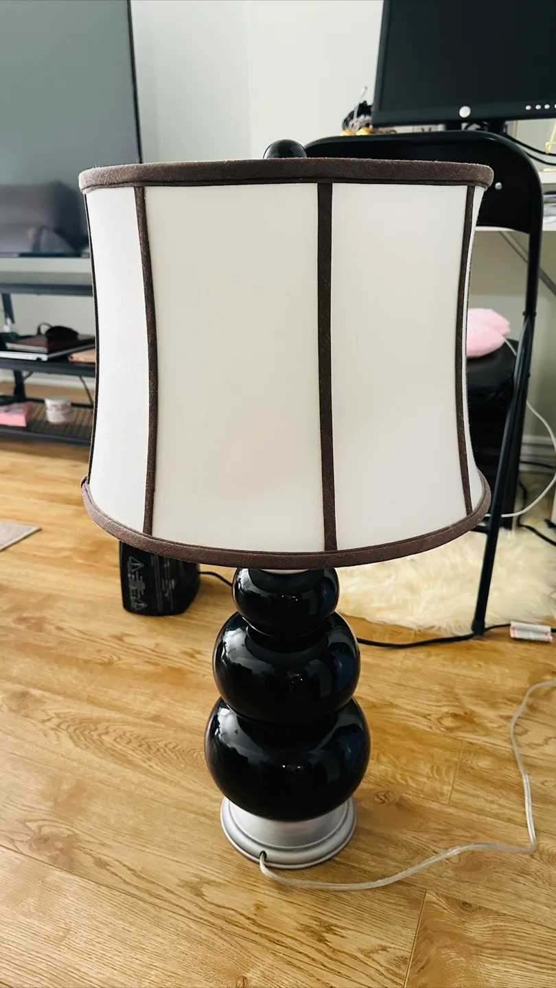Black Ceramic Table Lamp thumbnail