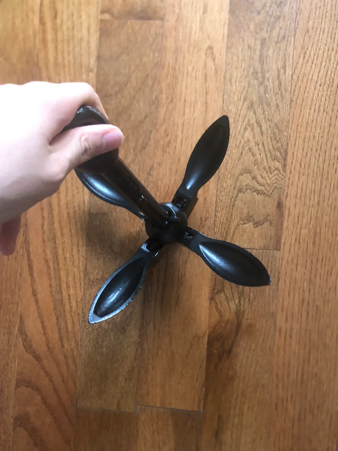 Folding Boat Anchor - Black thumbnail