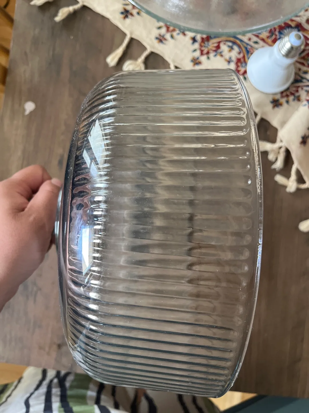 Glass Cake Stand with Dome Lid image indicator(2)