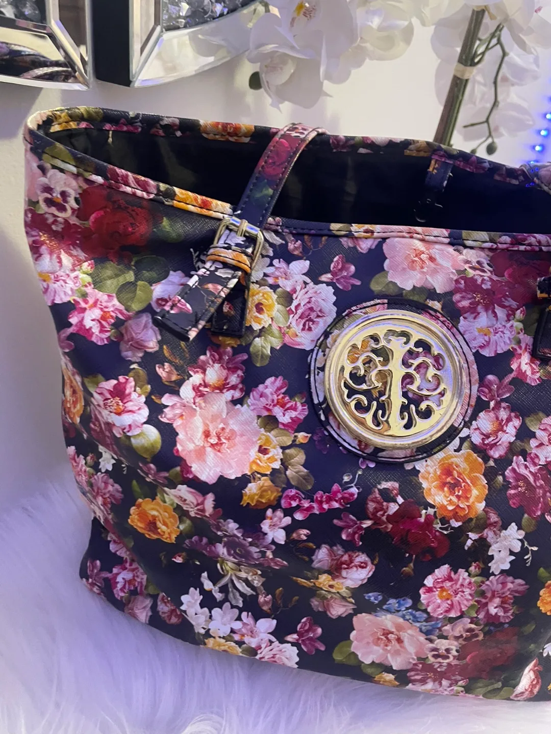 Floral Tote Bag image indicator(3)