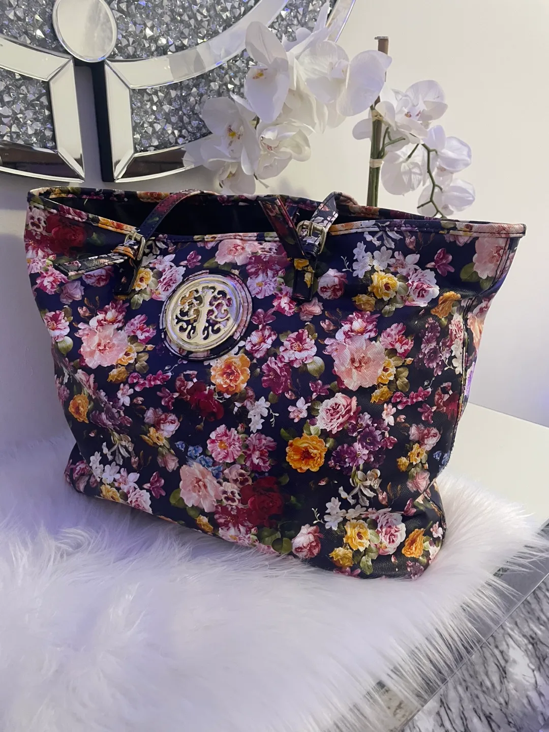Floral Tote Bag image indicator(2)