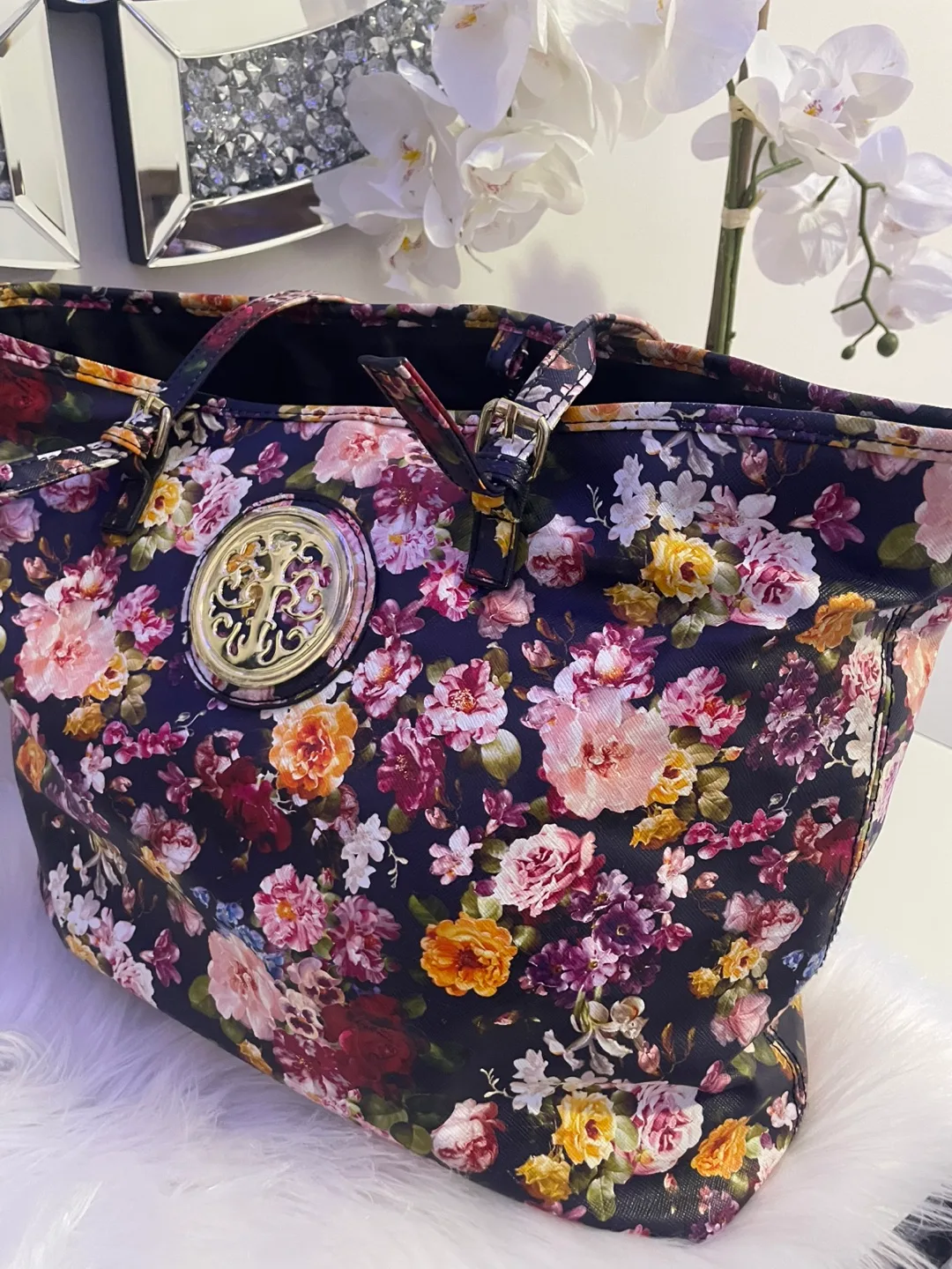 Floral Tote Bag image indicator(4)