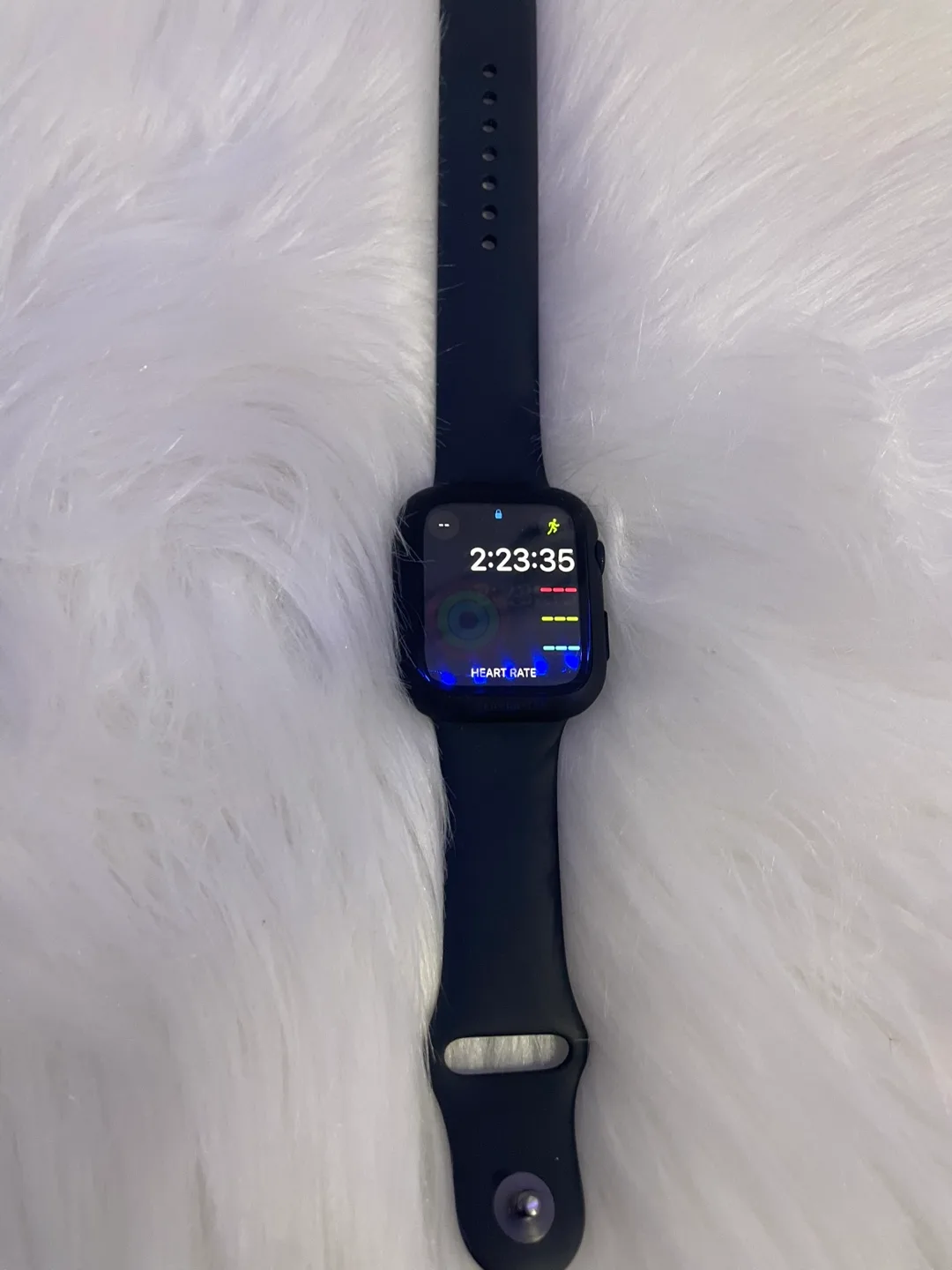 Apple Watch with Black Band image indicator(2)