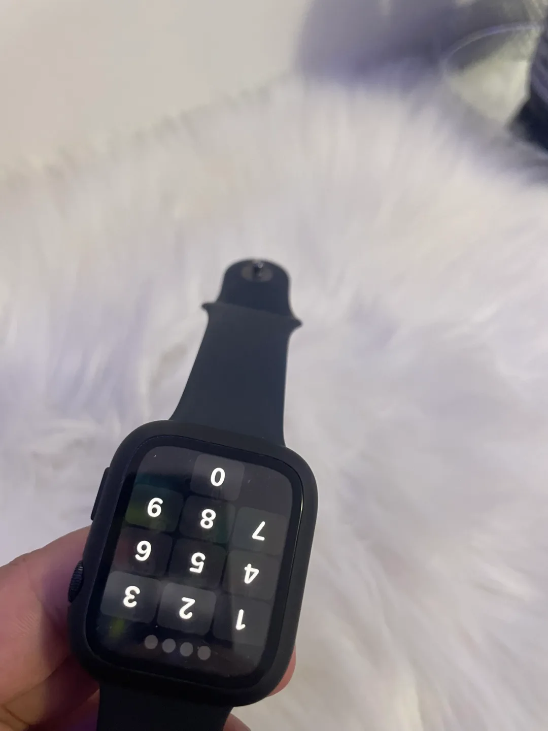 Apple Watch with Black Band image indicator(8)