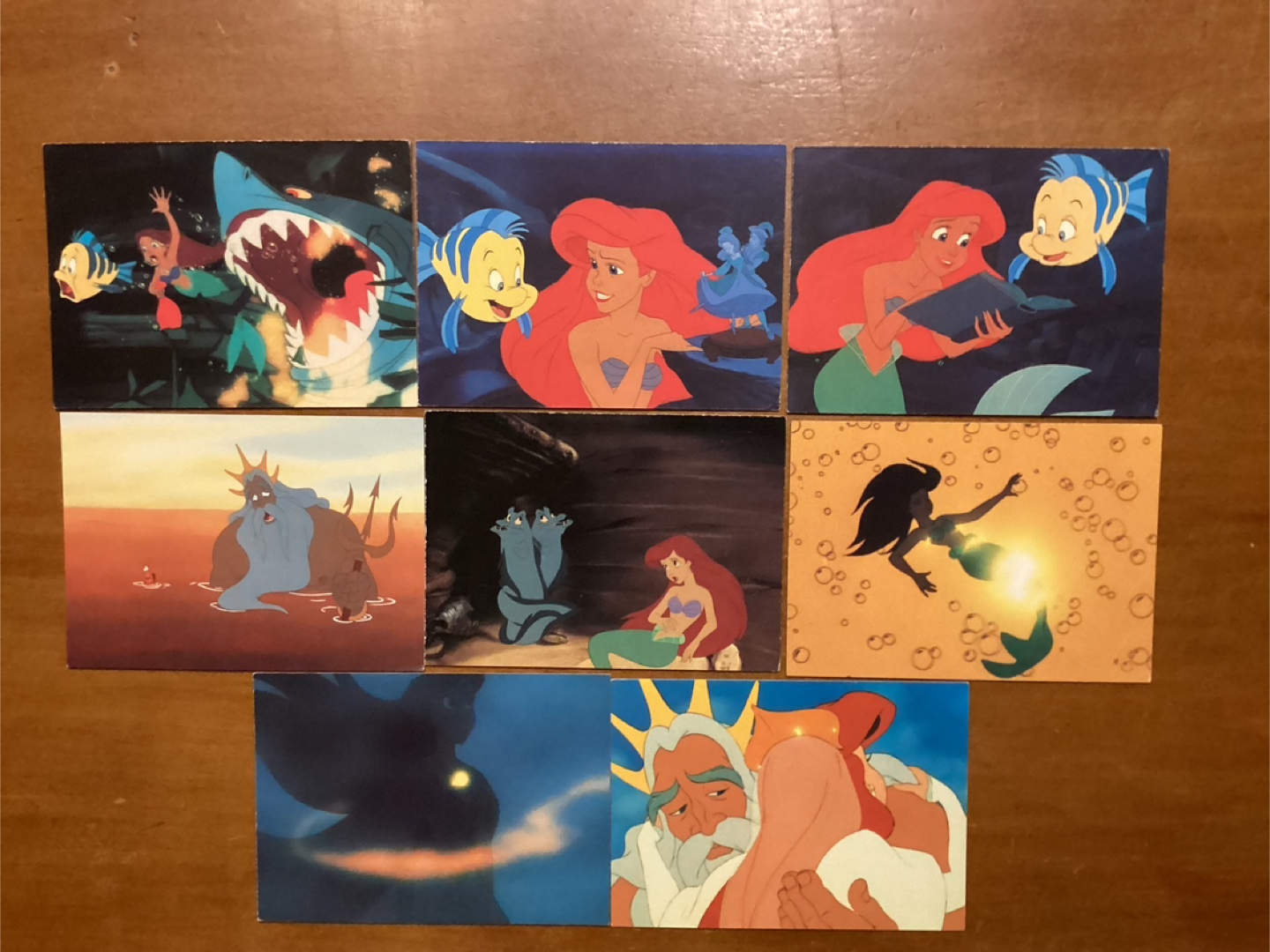 8. 1991 DISNEY “THE LITTLE MERMAID” Movie Trading Cards