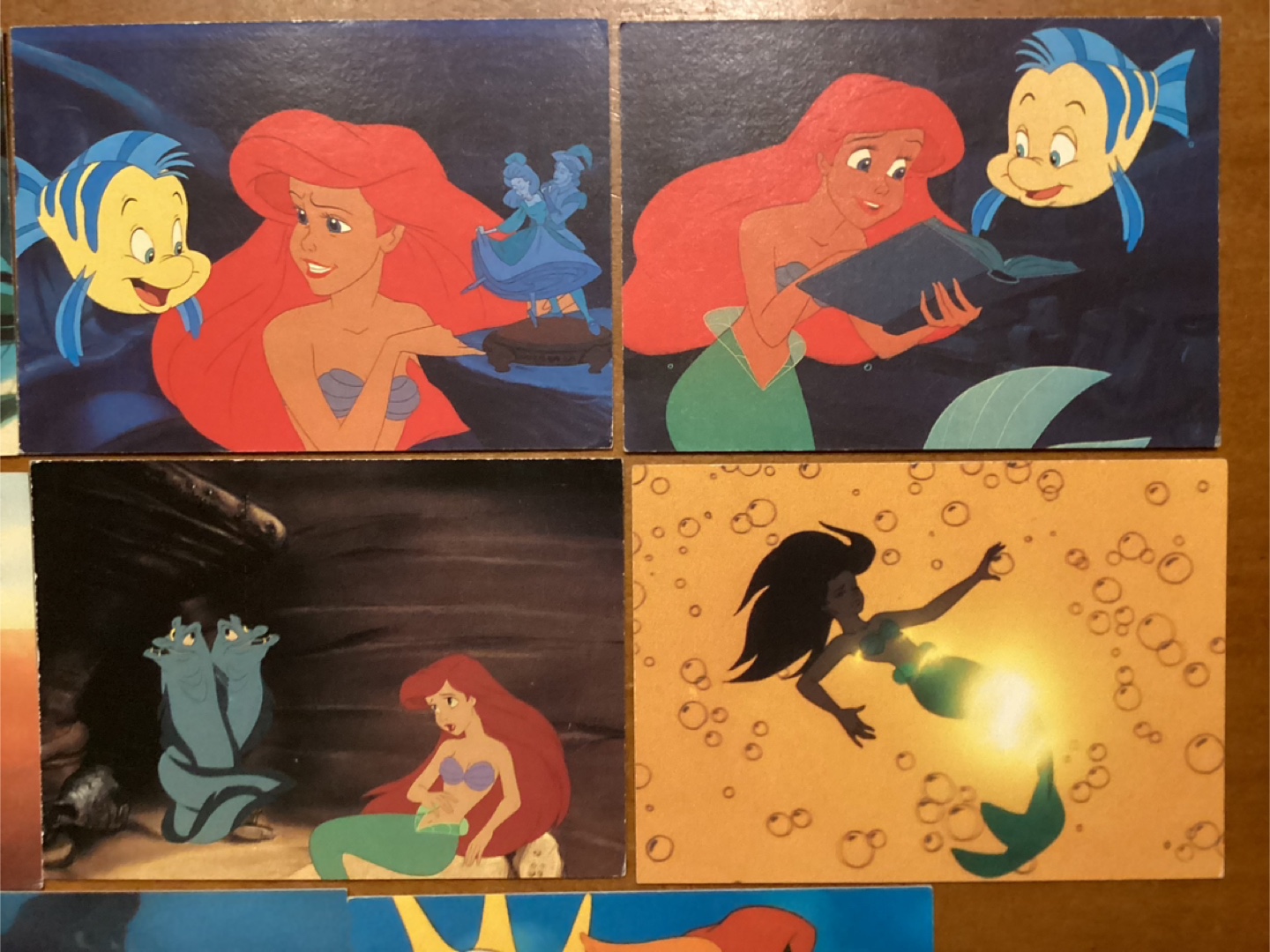8. 1991 DISNEY “THE LITTLE MERMAID” Movie Trading Cards - photo 3
